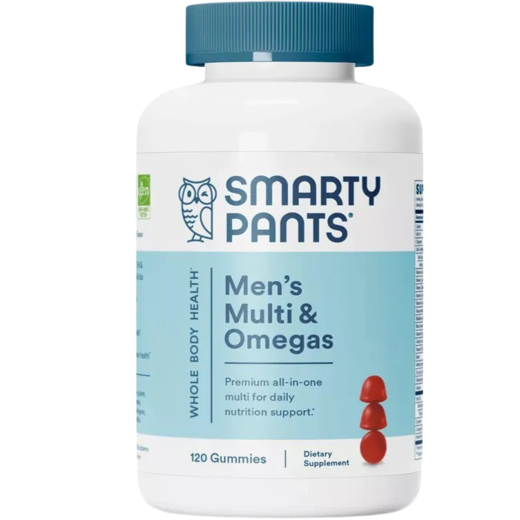 Men's Multi & Omega 3 Fish Oil Gummy Vitamins with D3, C & B12