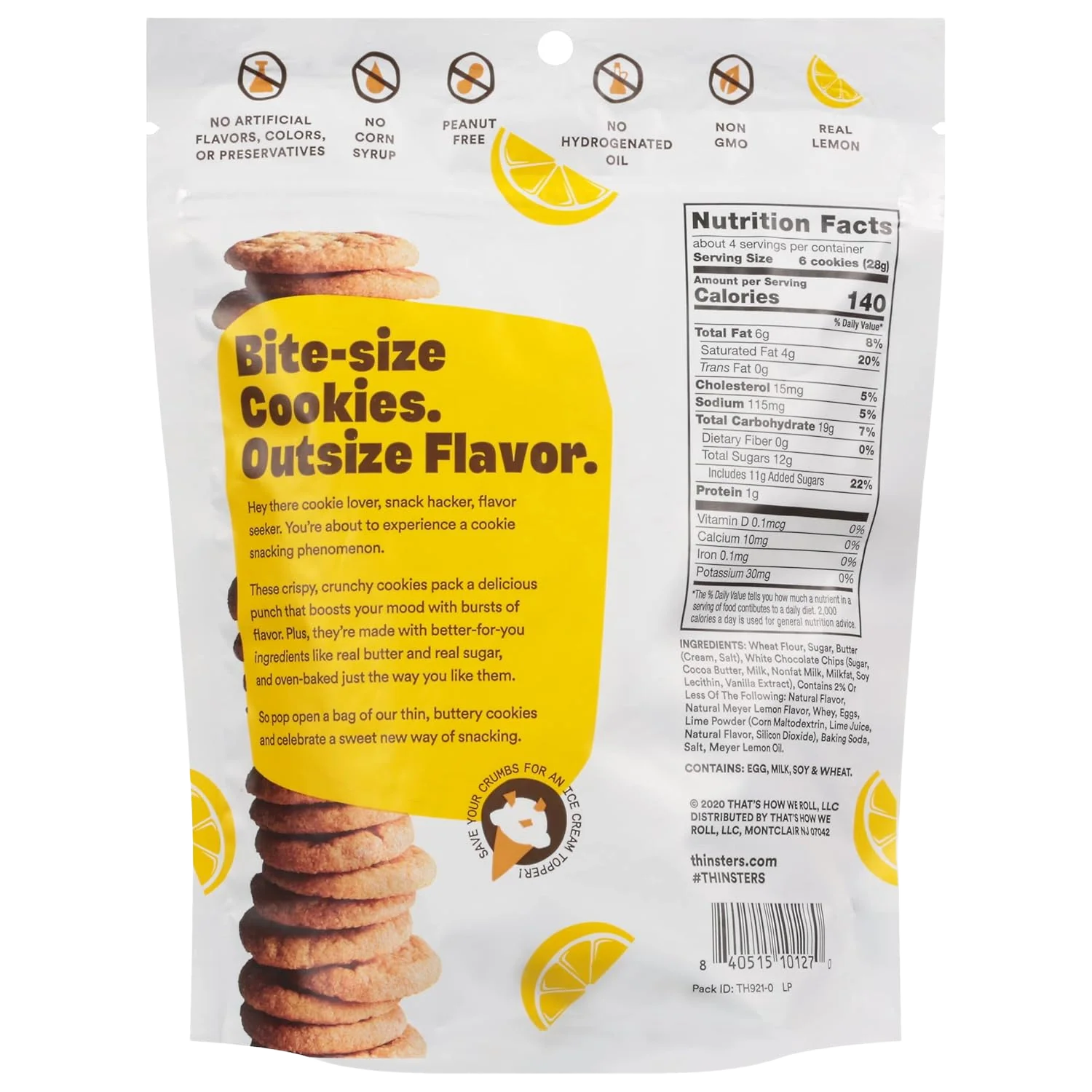 Meyer Lemon Cookie Thins - Image 2