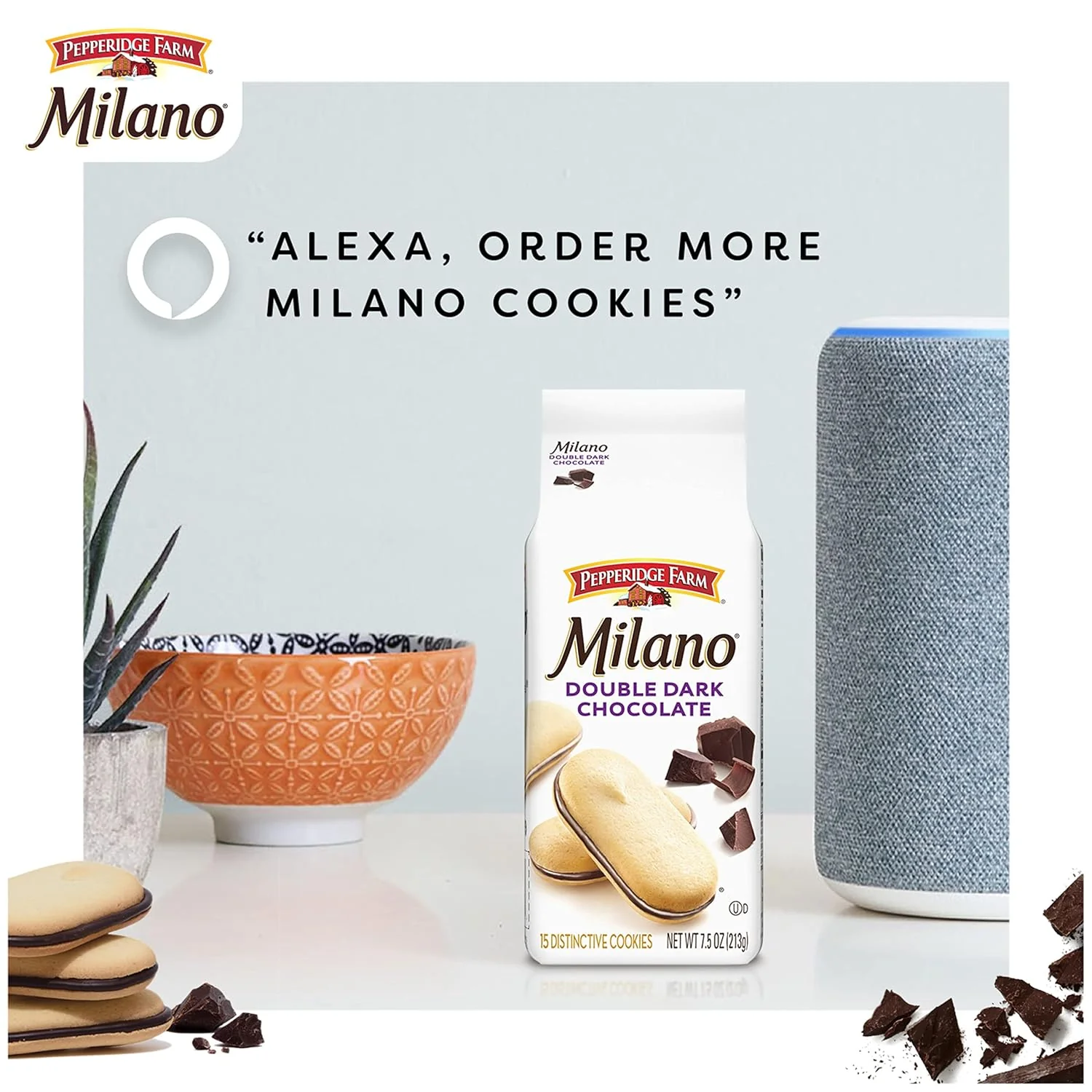 Milano Double Dark Chocolate Cookies - Image 2