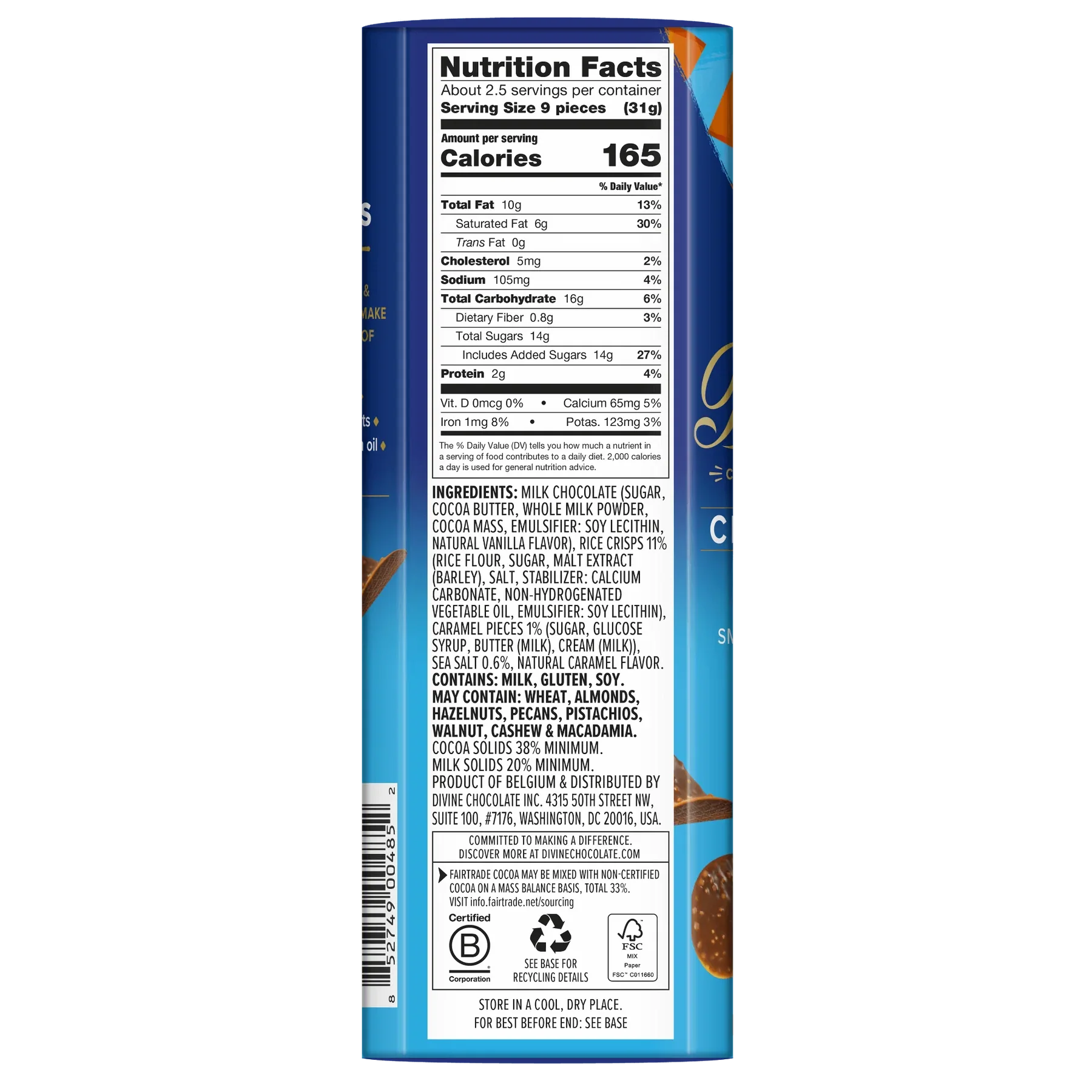 Milk Chocolate Caramel Sea Salt Thins - Image 3