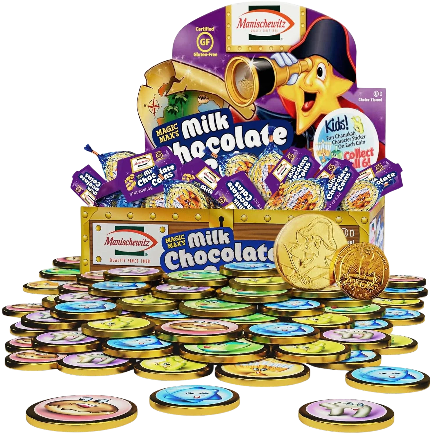 Milk Chocolate Coin (24 Pack) - Image 2