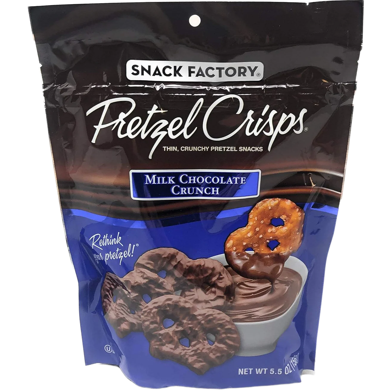 Milk Chocolate Crunch Pretzel Crisps