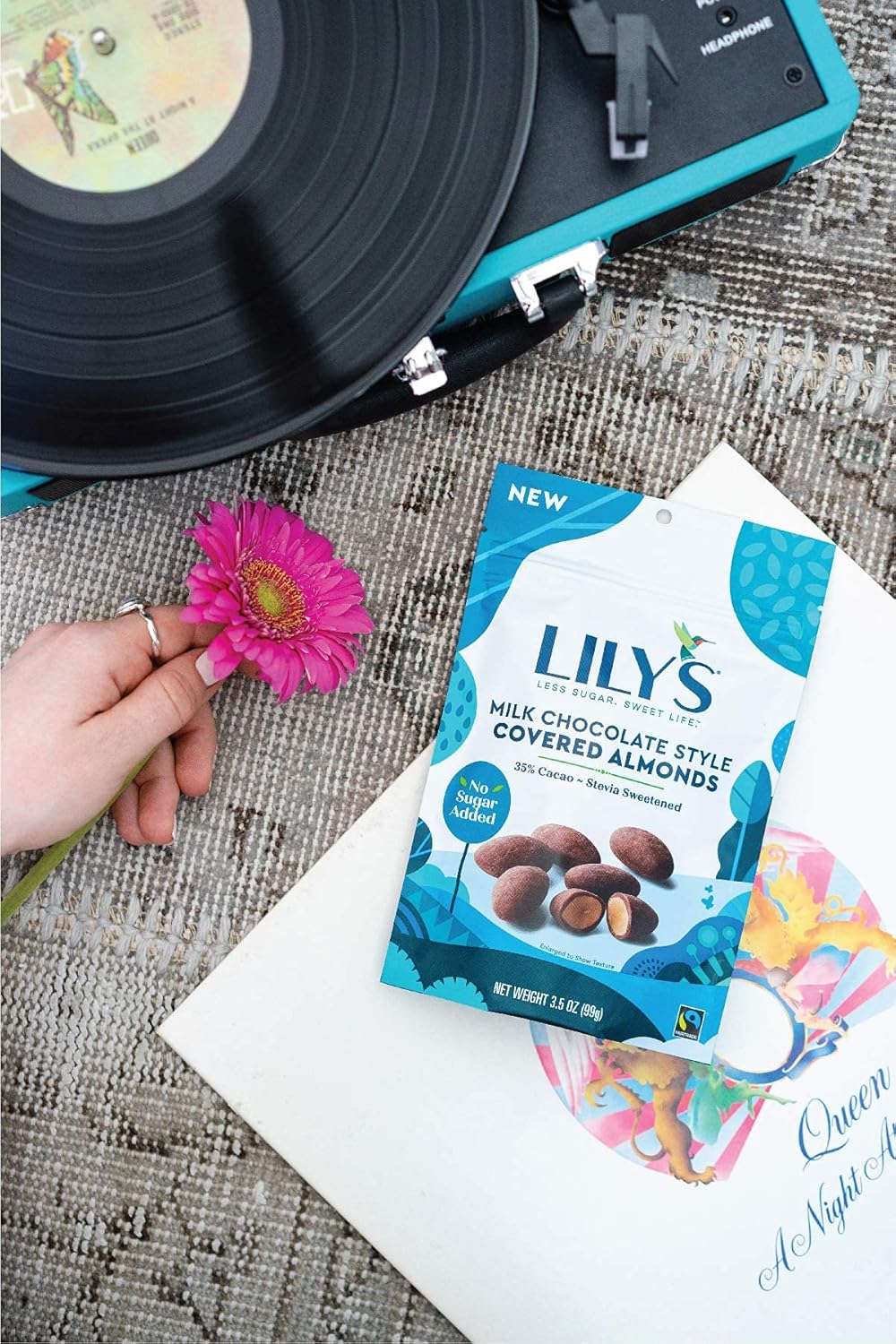 Milk Chocolate Style Covered Almonds, 40% Cocoa - Image 3