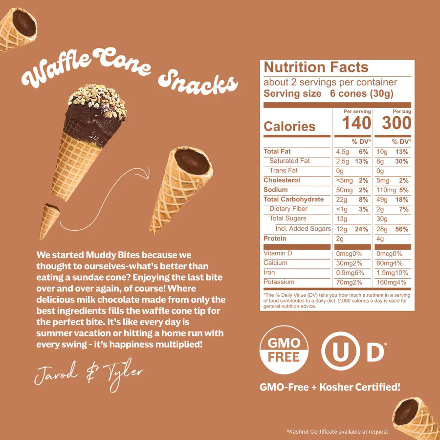 Milk Chocolate Waffle Cone Snacks - Image 4