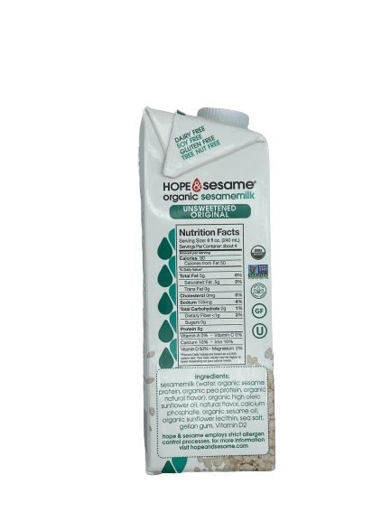 Organic Unsweetened Sesame Milk - Image 2