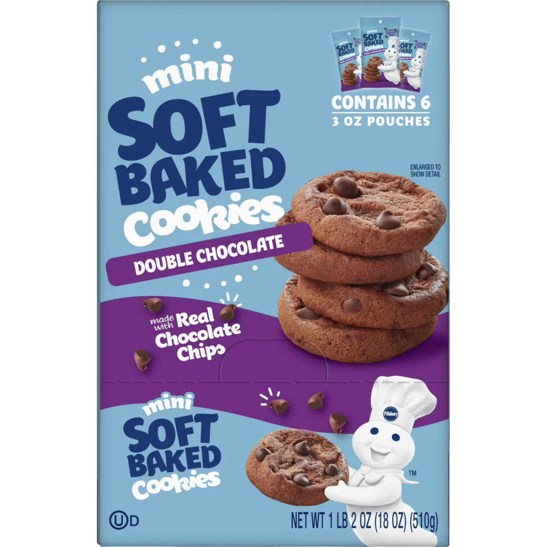 Mini Double Chocolate Soft-Baked Cookies (6 CT)