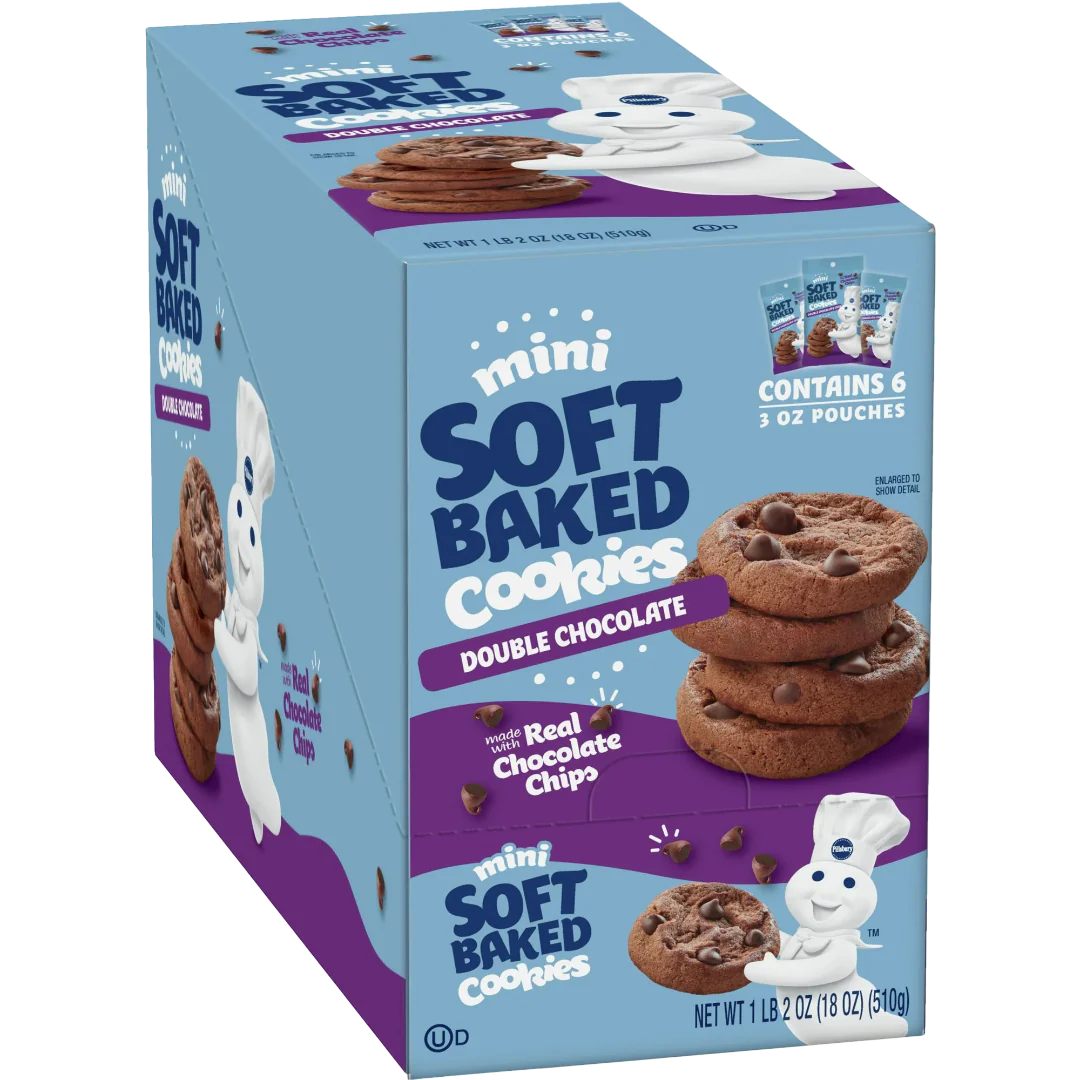 Mini Double Chocolate Soft-Baked Cookies (6 CT) - Image 2