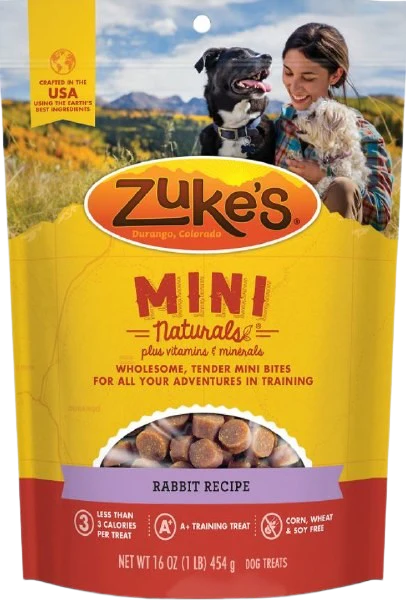 Mini Naturals Rabbit Recipe Dog Treats (16 oz)