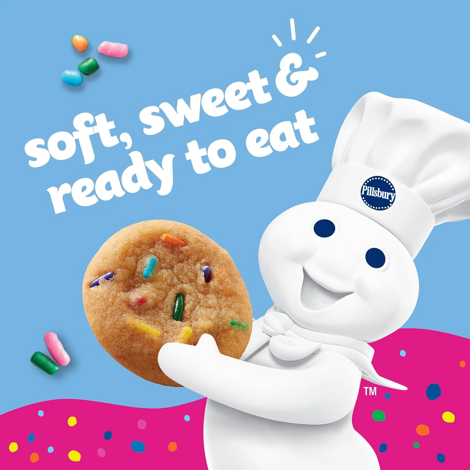Mini Soft Baked Cookies - Funfetti (10 CT) - Image 2
