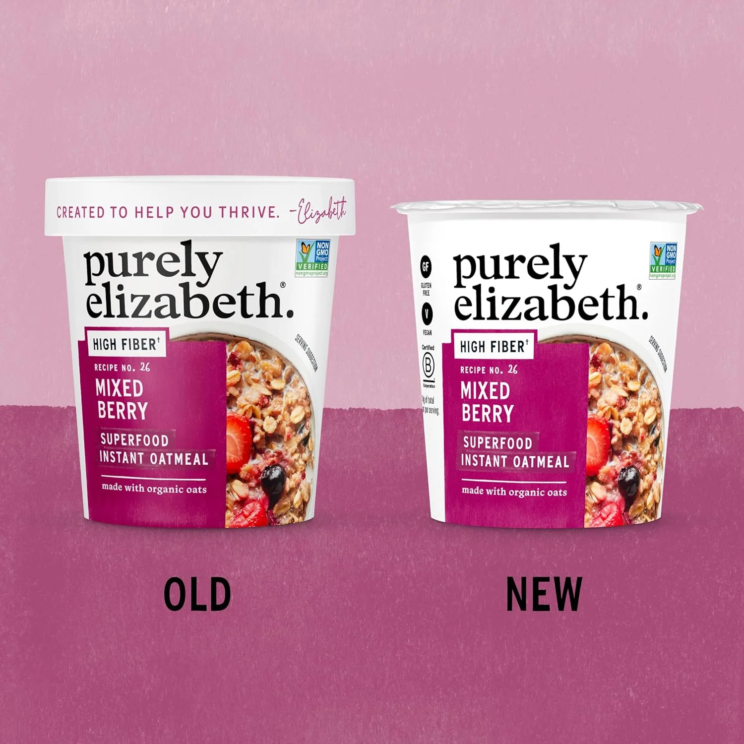 Mixed Berry Superfood Instant Oatmeal Cup (12 Pack) - Image 4