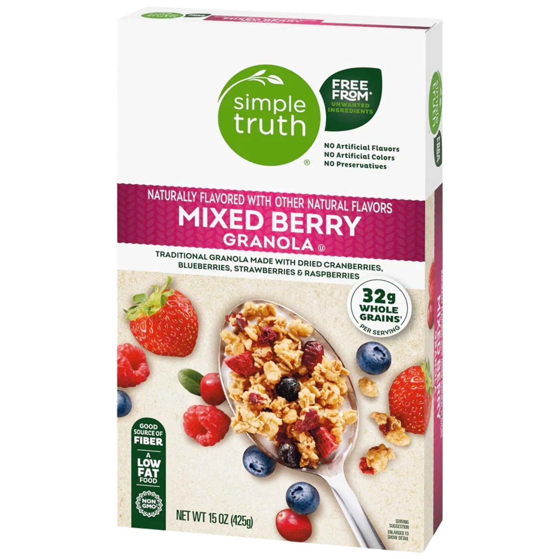 Mixed Four Berry Granola Retail Box