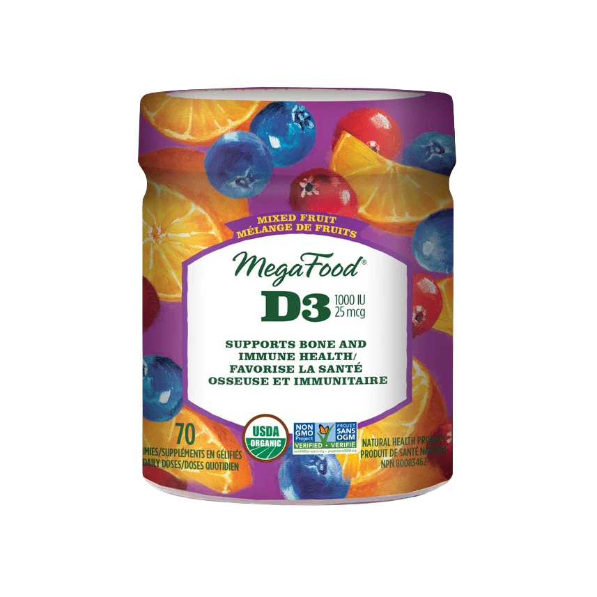 Mixed Fruit D3 1000IU Wellness Gummies