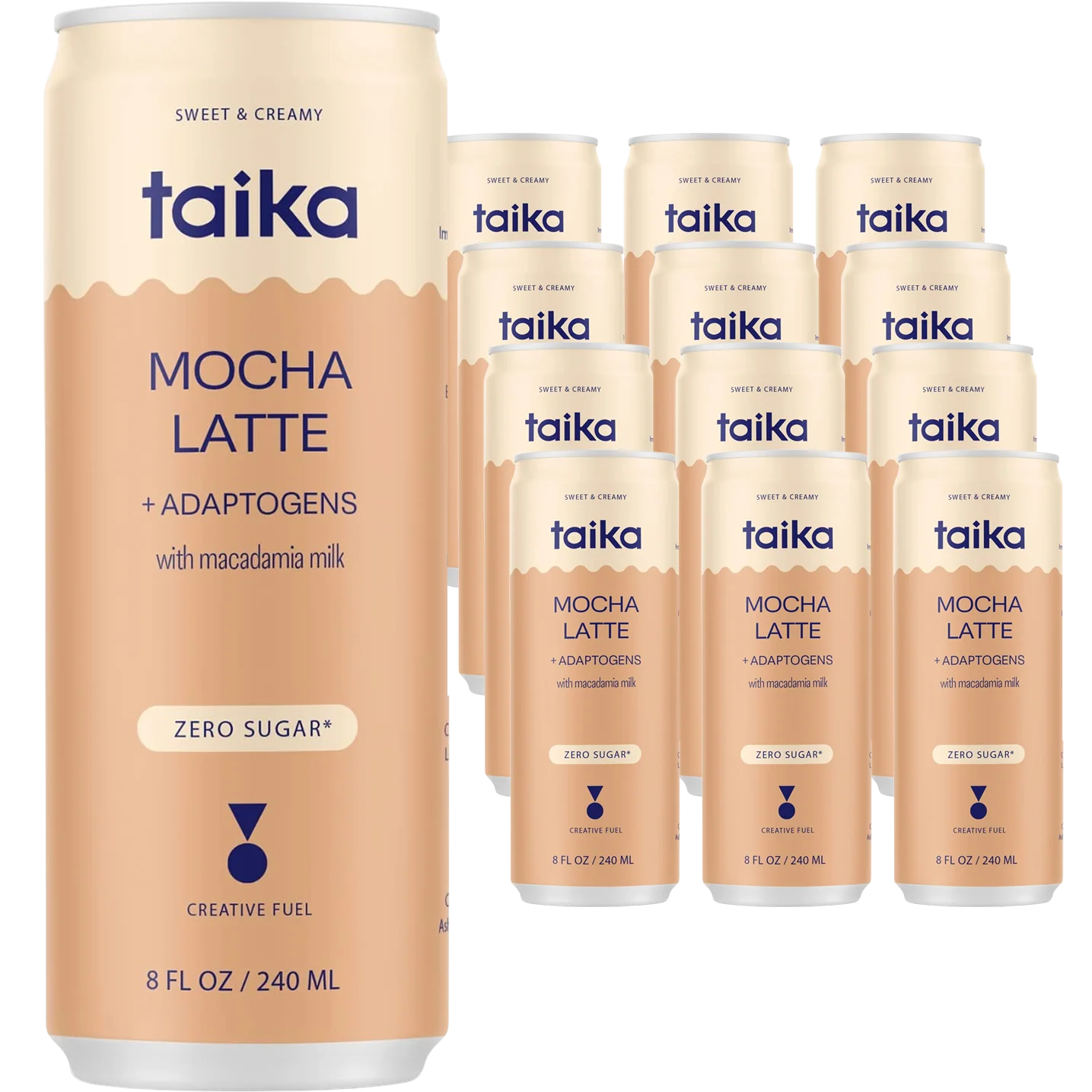 Mocha Latte + Adaptogens with Macadamia Milk (12 Pack)
