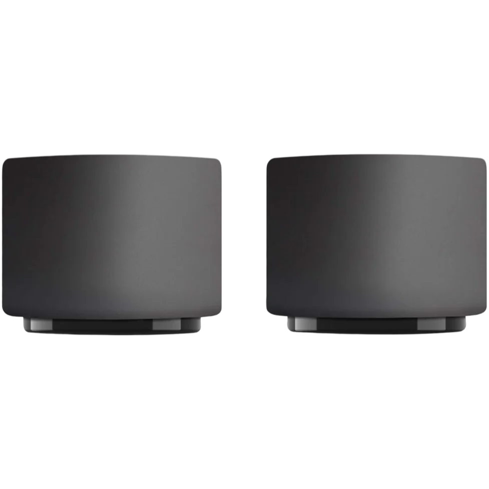 Monty Milk Art Espresso Cups (Set of 2) - Black