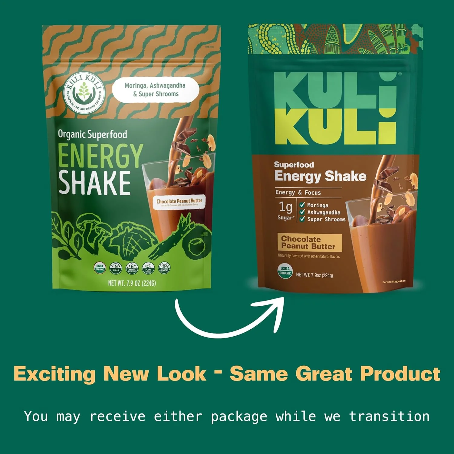 Organic Superfood Energy Shake - Chocolate Peanut Butter - Image 4
