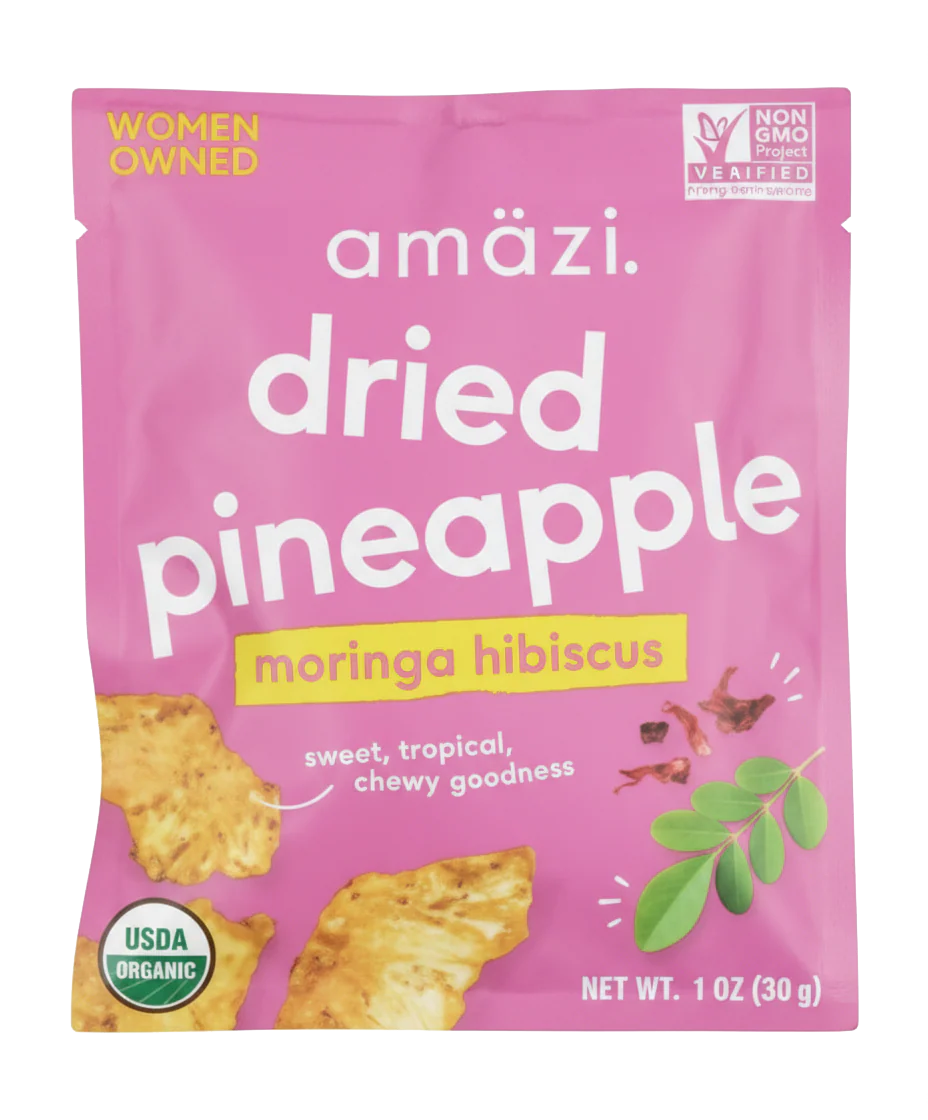Moringa Hibiscus Dried Pineapple (12 Pack) - Image 2
