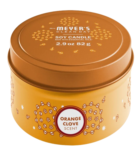 Orange Clove Tin Candle