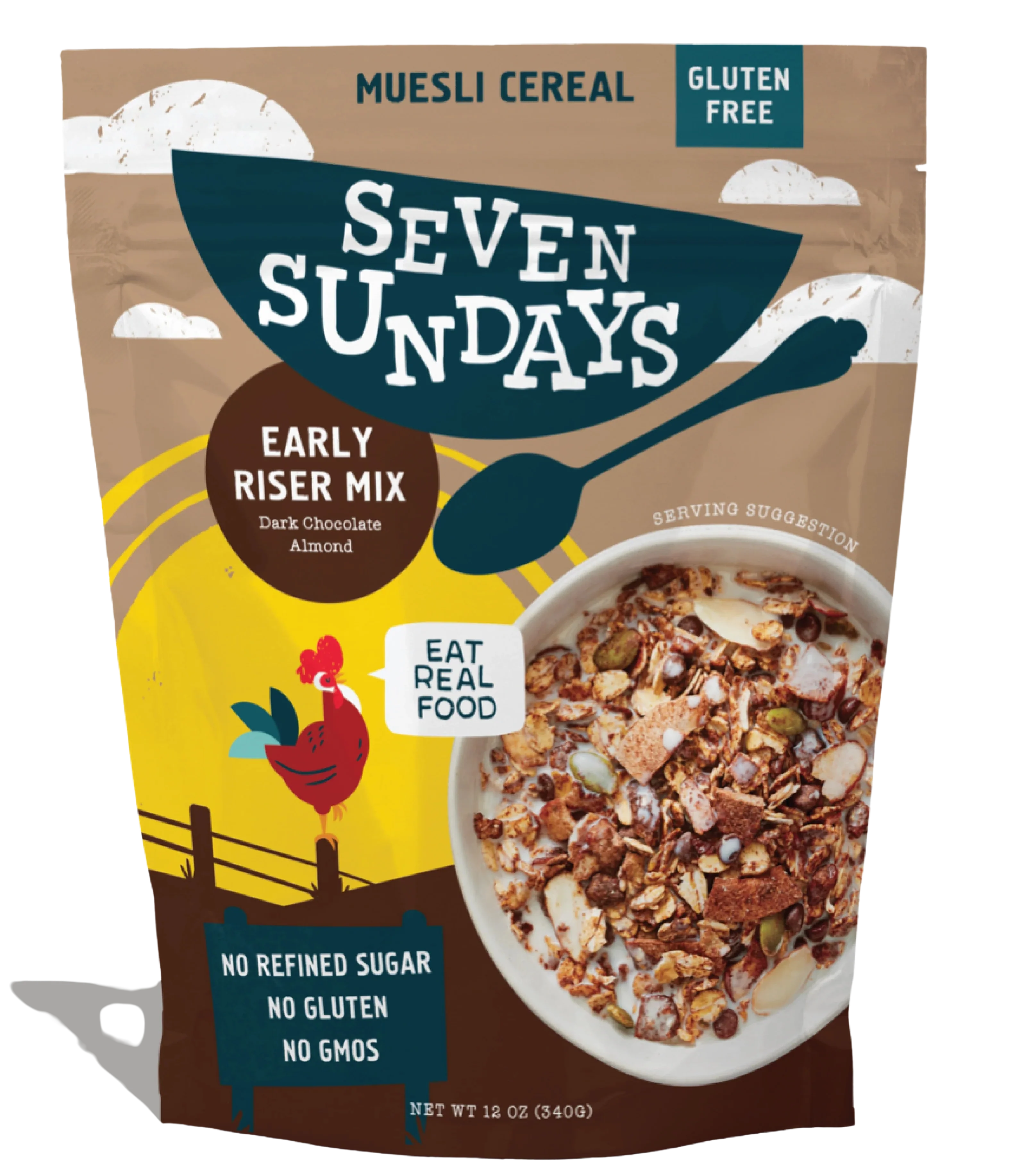 Muesli Cereal - Early Riser Mix Dark Chocolate Almond