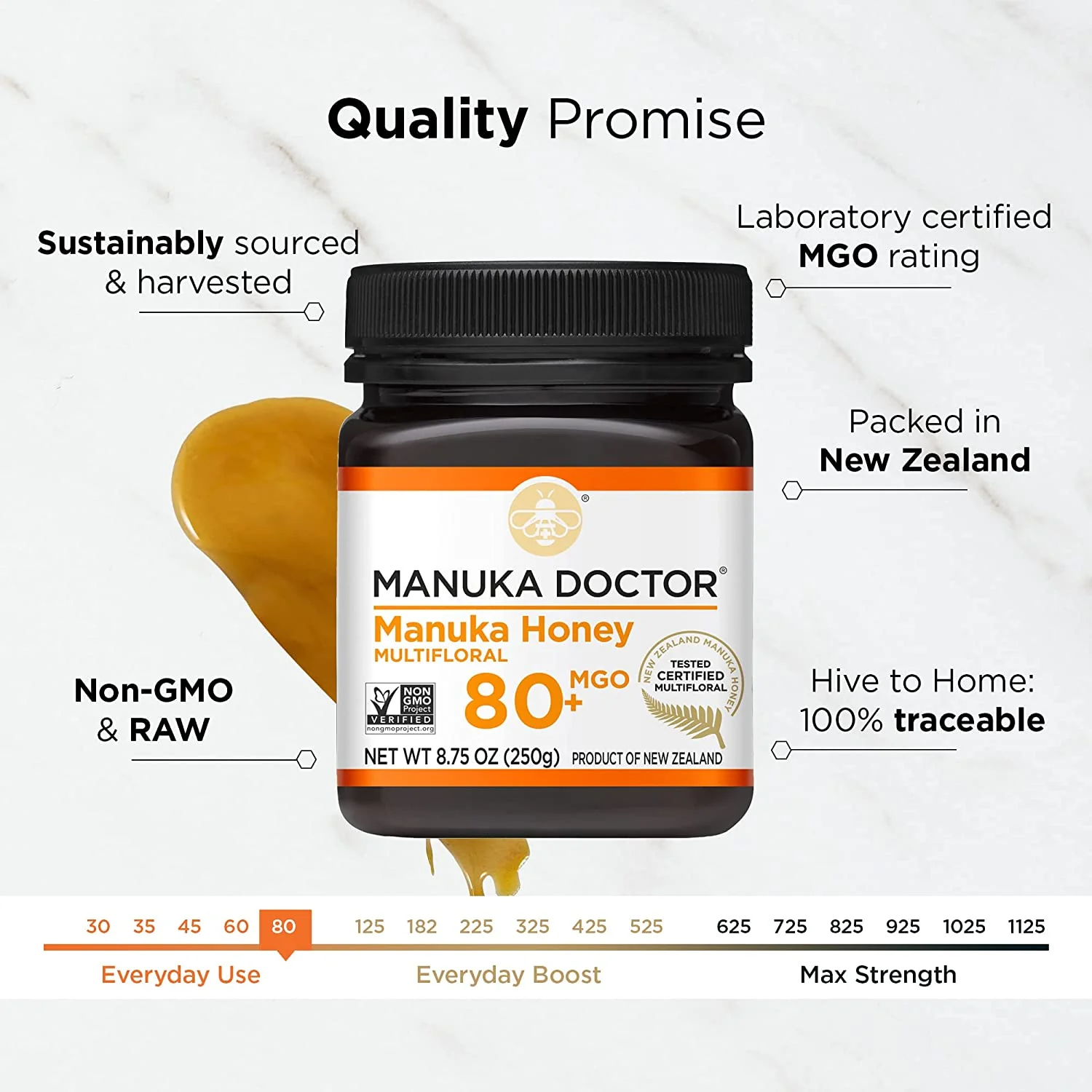 Multifloral Manuka Honey MGO 80+ - Image 2