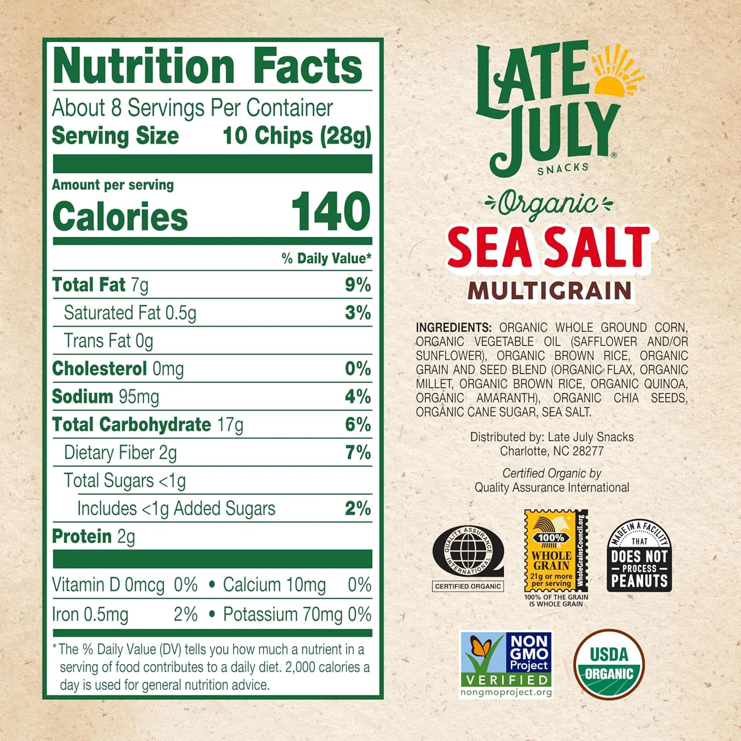 Multigrain Sea Salt Tortilla Chips - Image 4