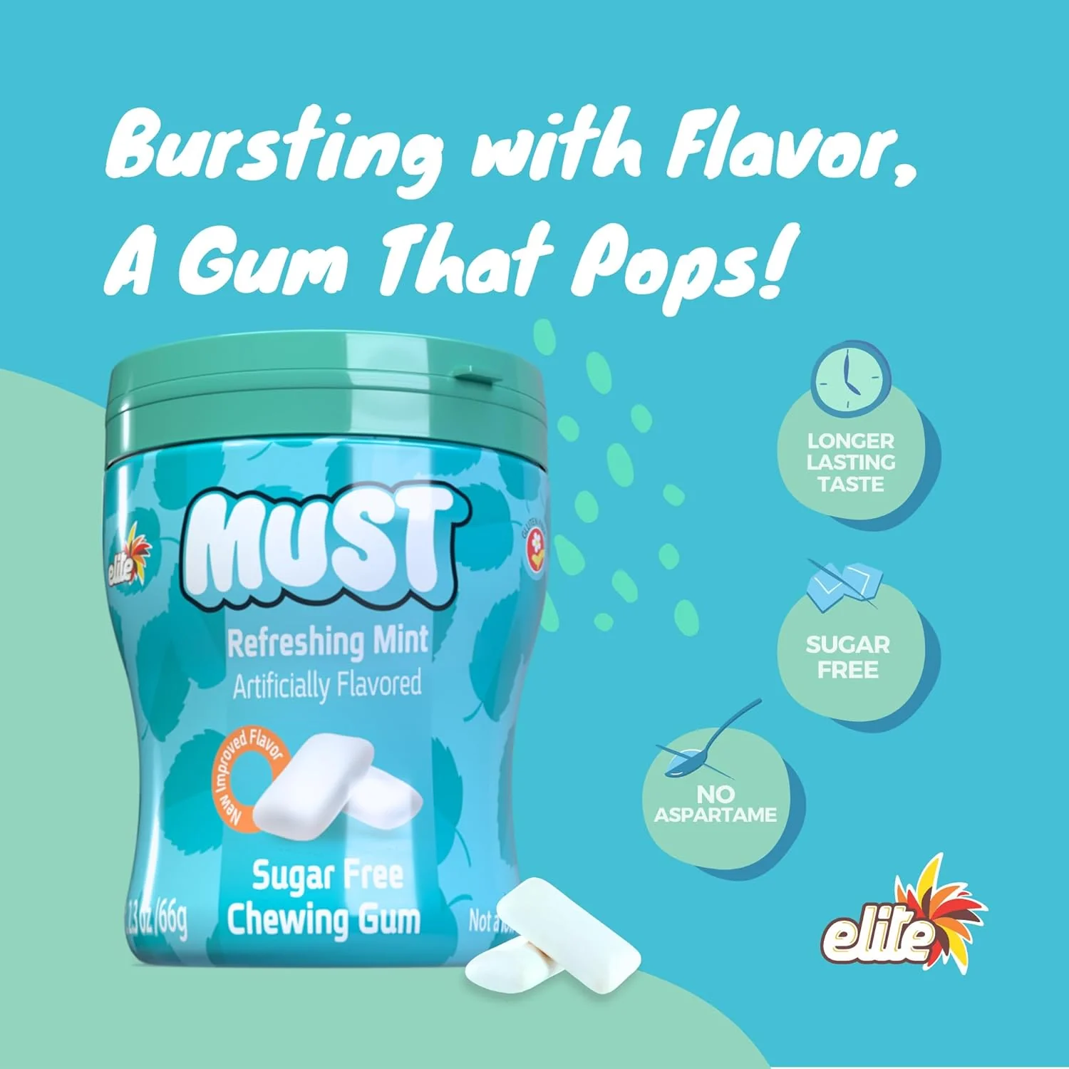 Must Sugar Free Refreshing Mint Gum - Image 2