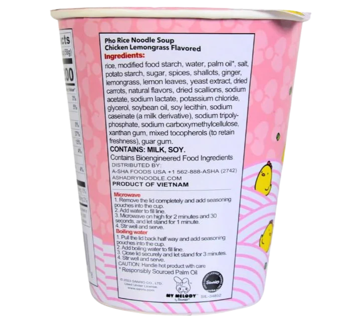My Melody Pho Noodle Soup - Chicken Lemongrass (6 Pack) - Image 4