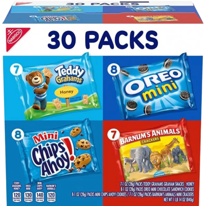 Nabisco Team Favorites Variety Pack (30 CT)