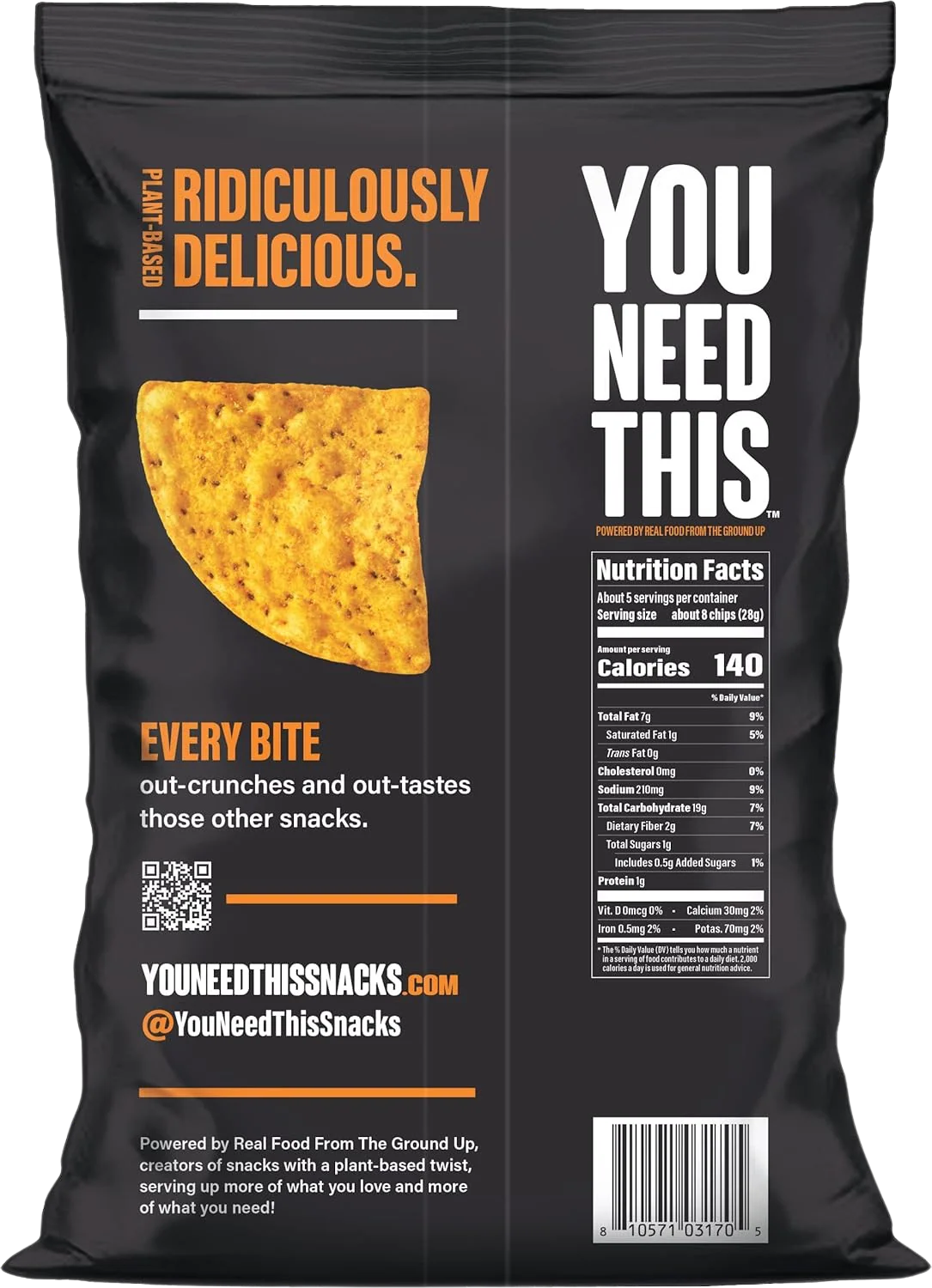Nacho Grain Free Tortilla Chips - Image 2