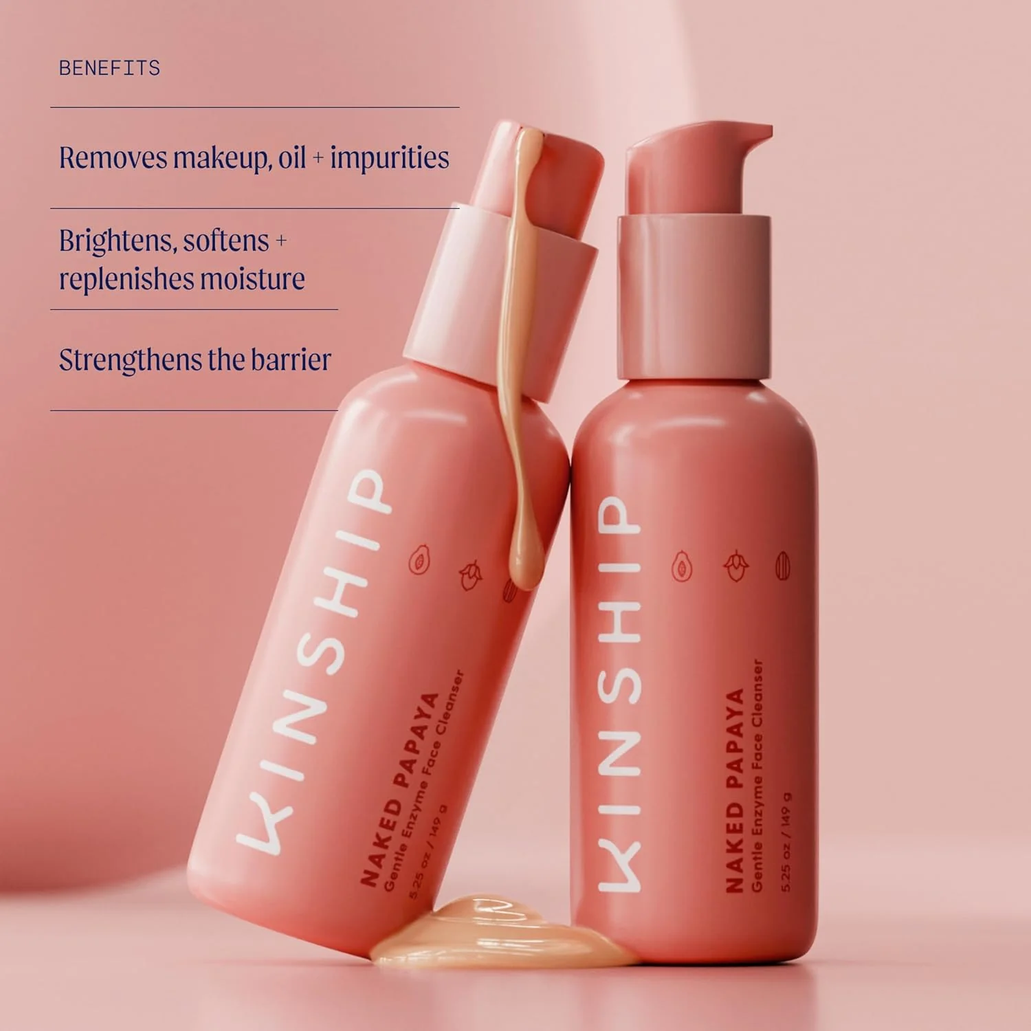 Naked Papaya Gentle Enzyme Milky Cleanser - Image 2