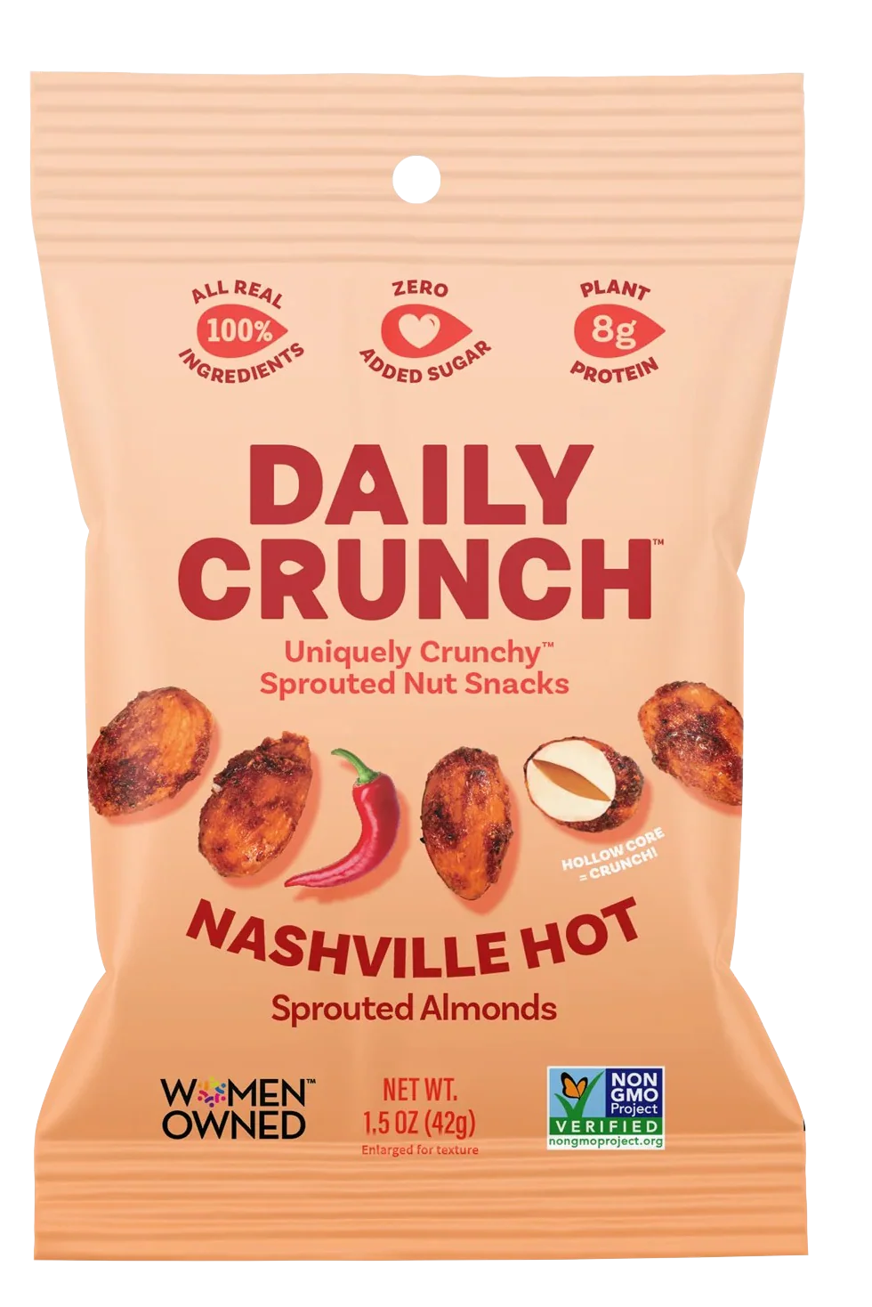 Nashville Hot Sprouted Almonds