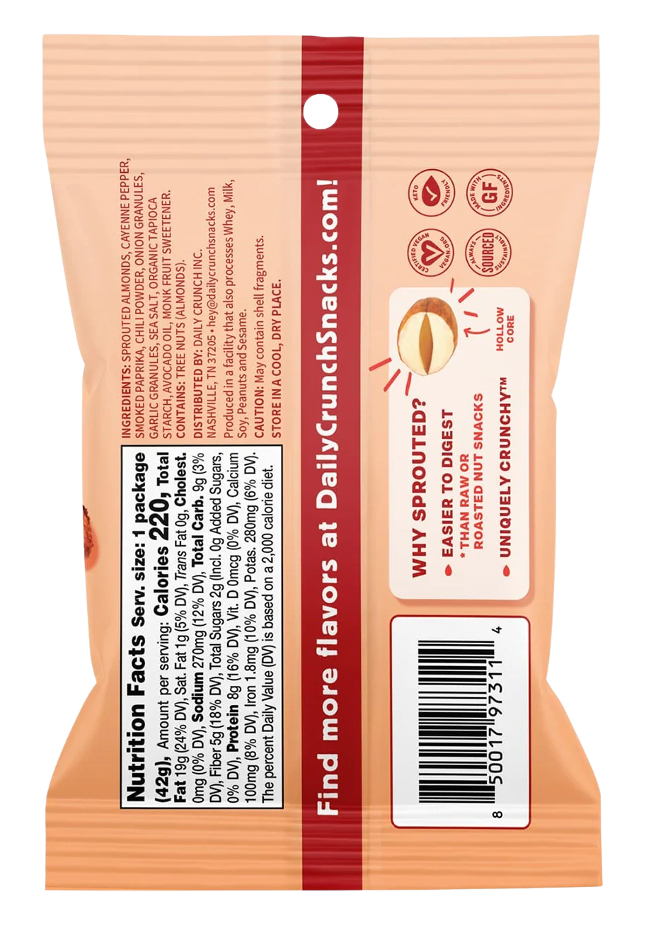 Nashville Hot Sprouted Almonds - Image 4