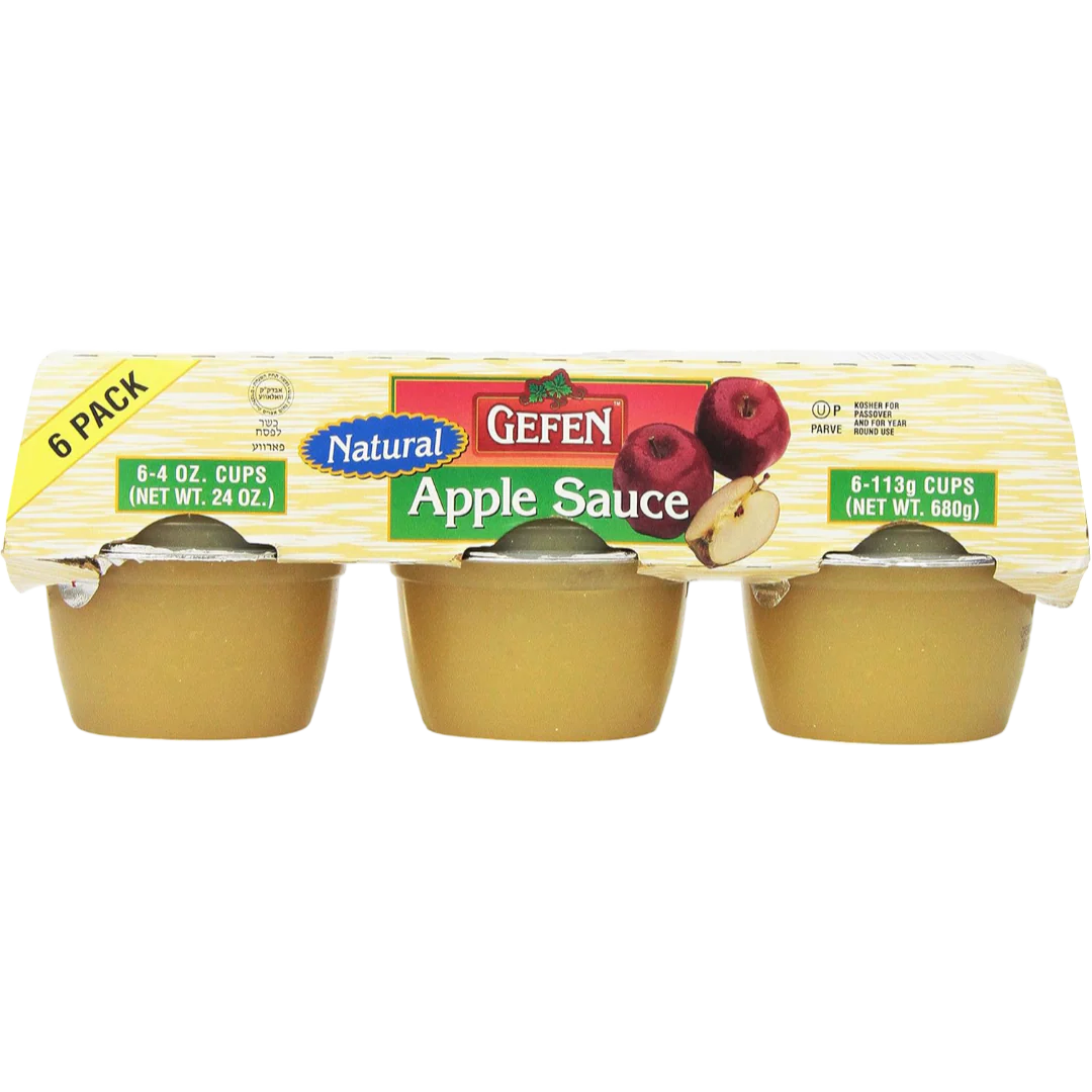 Natural Applesauce Cups (6 CT)