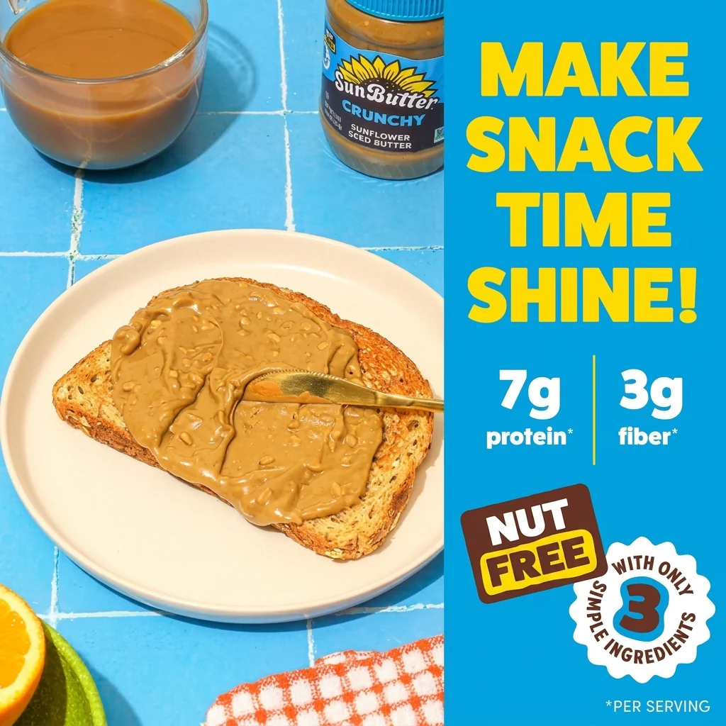 Natural Crunch Sunflower Butter - Image 3