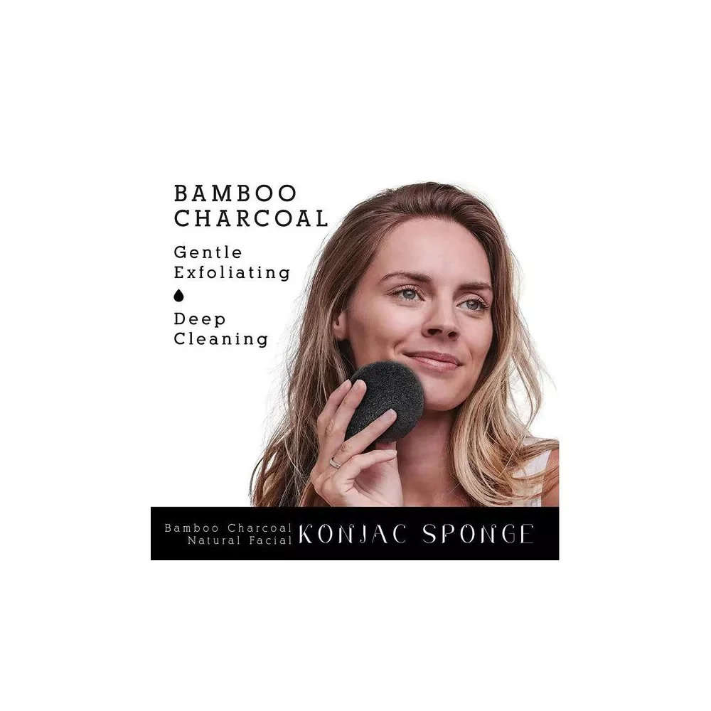 Natural Konjac Facial Sponge - Image 2