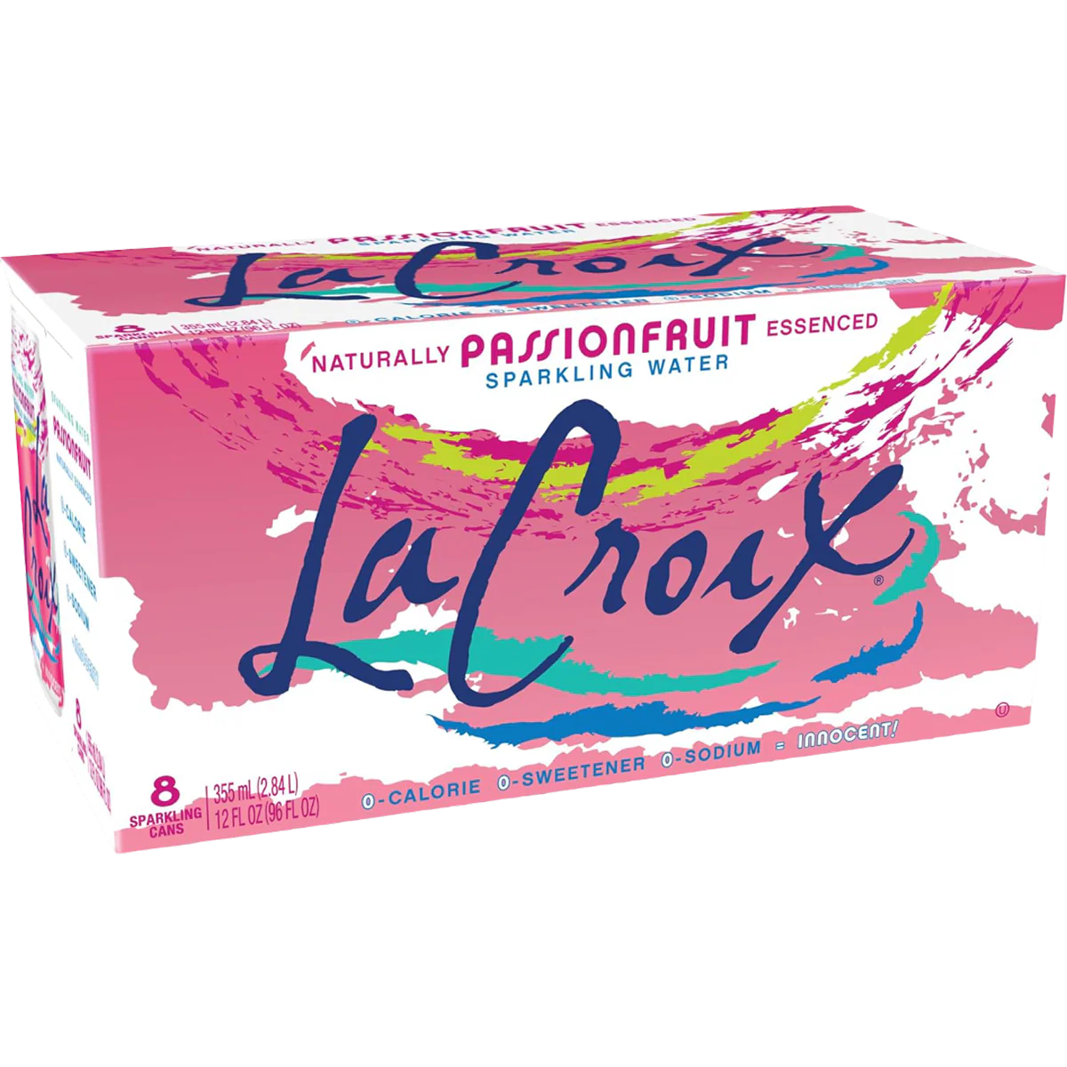 Naturally Passionfruit Essenced Sparkling Water (8 Pack)