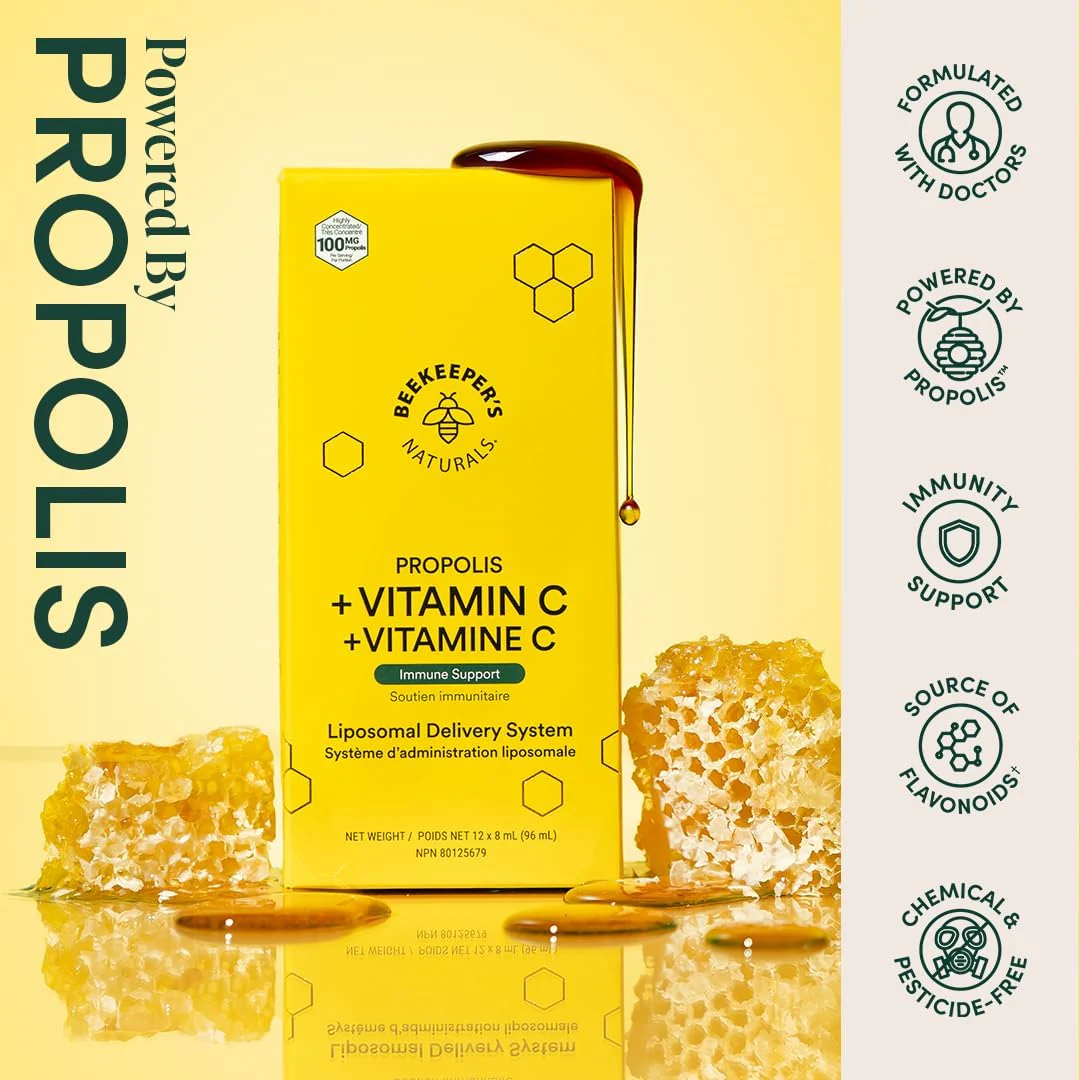 Naturals Liposomal Propolis + Vitamin C (12 CT) - Image 4
