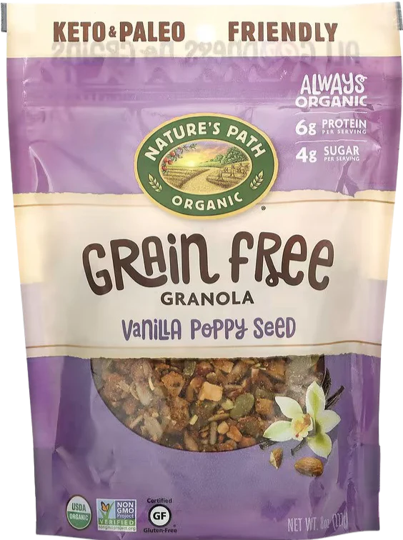 Organic Vanilla Poppy Seed Grain Free Granola