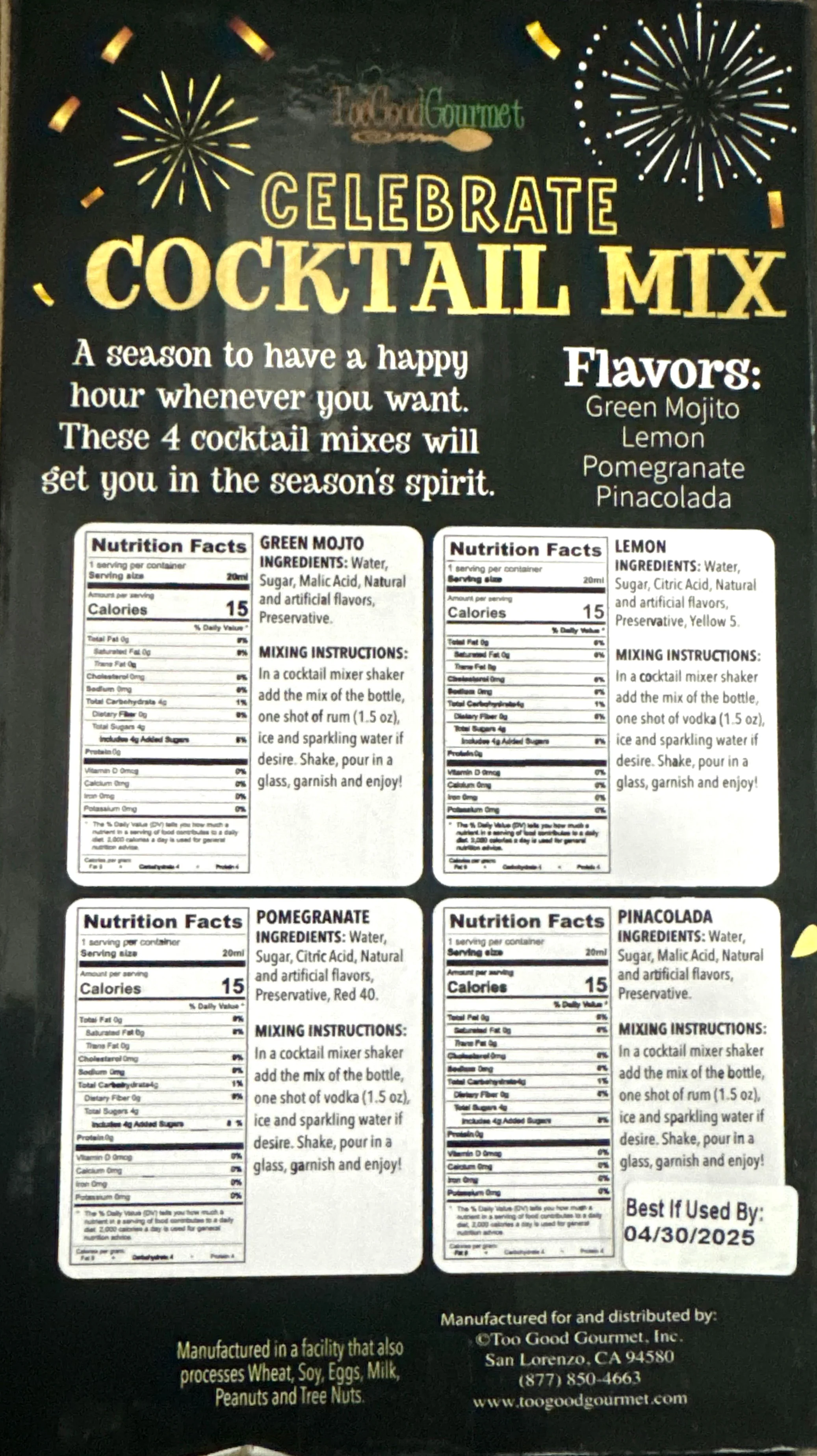 New Year's Cocktail Mix Set - Image 2