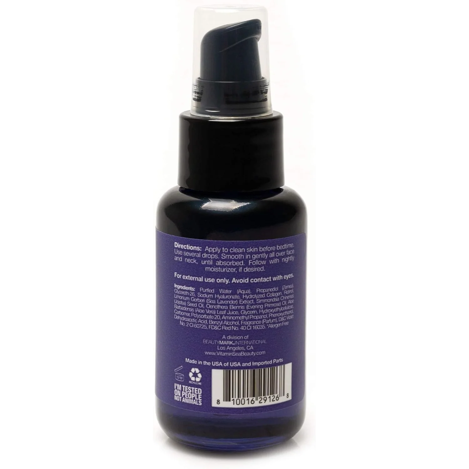 Night Concentrate Facial & Neck Plumping Serum - Sea Lavender - Image 4