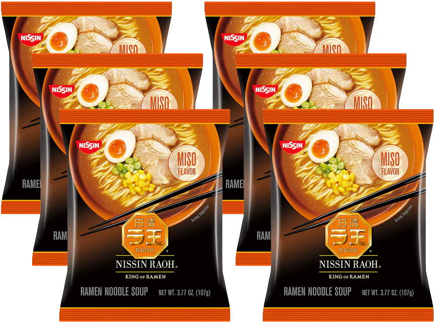 Miso Flavor Ramen Noodle Soup (6 Pack)
