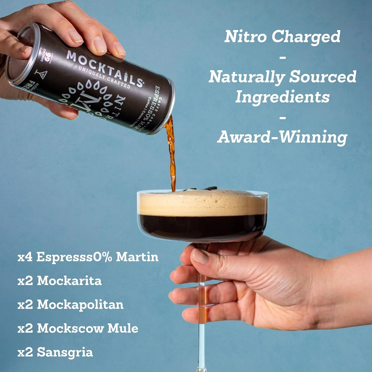 Nitro Espresso Martini Non-Alcohol Mocktail (4 Pack) - Image 4
