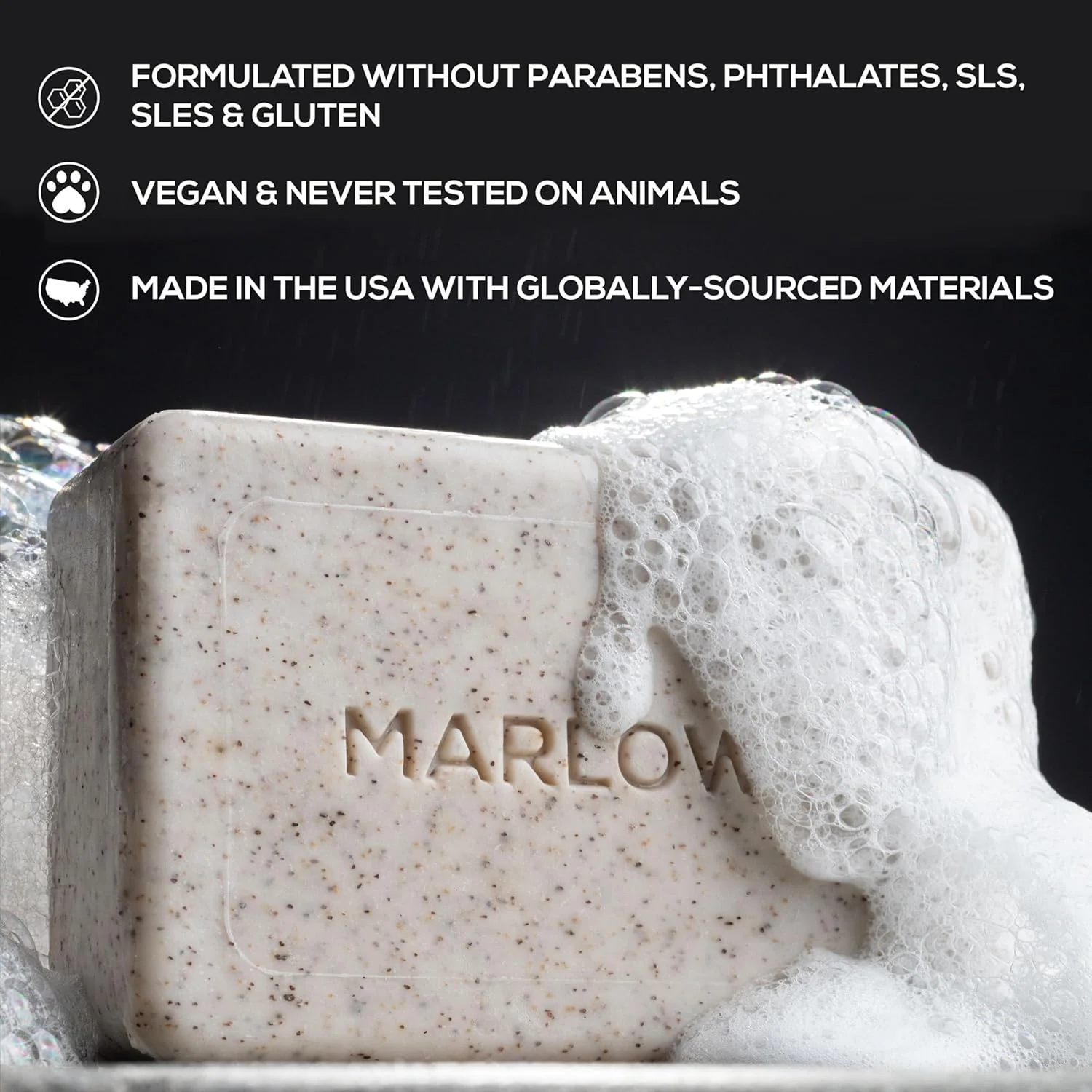 No. 102 Men's Scrub Soap Bar Original - Image 3