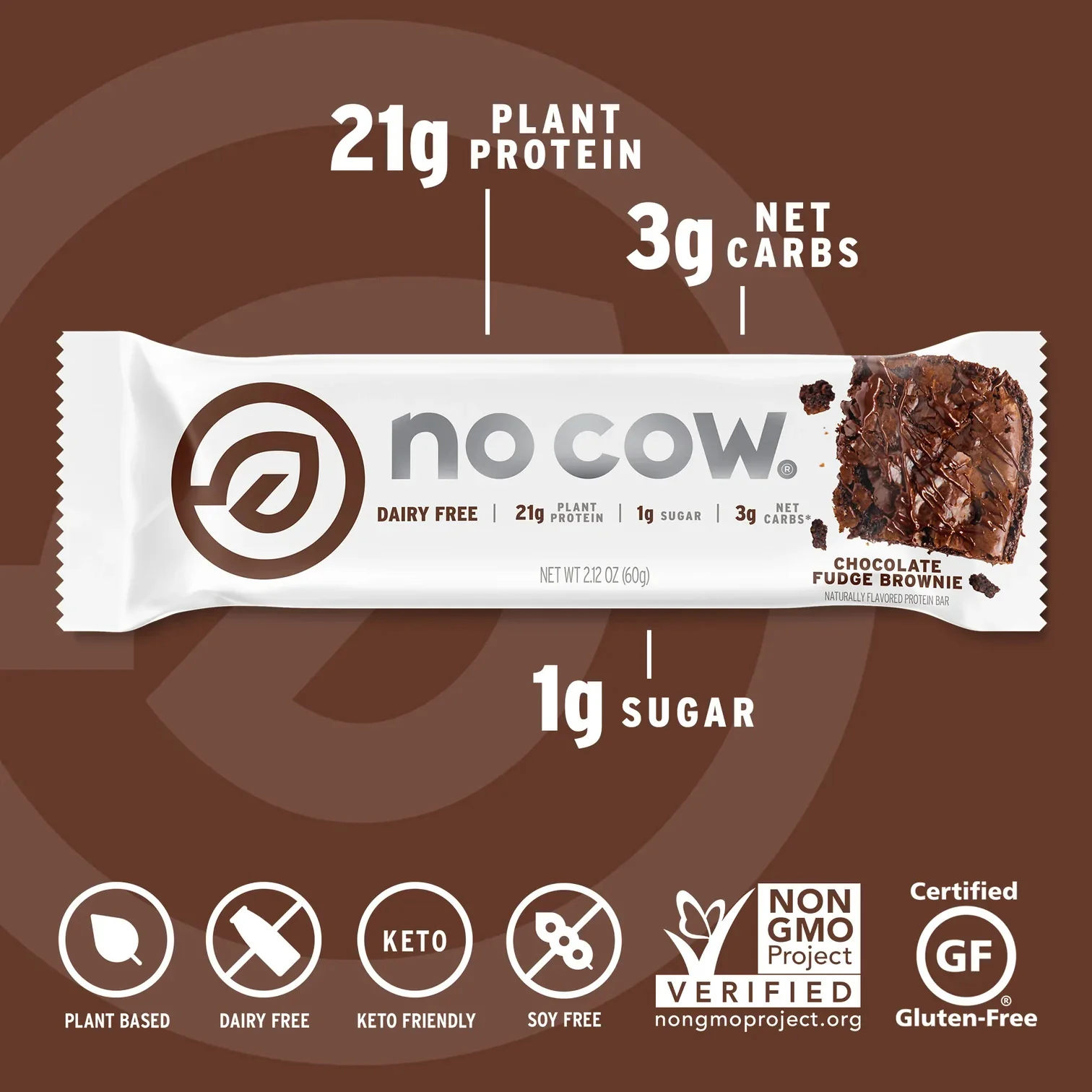 Chocolate Fudge Brownie Protein Bar - Image 2