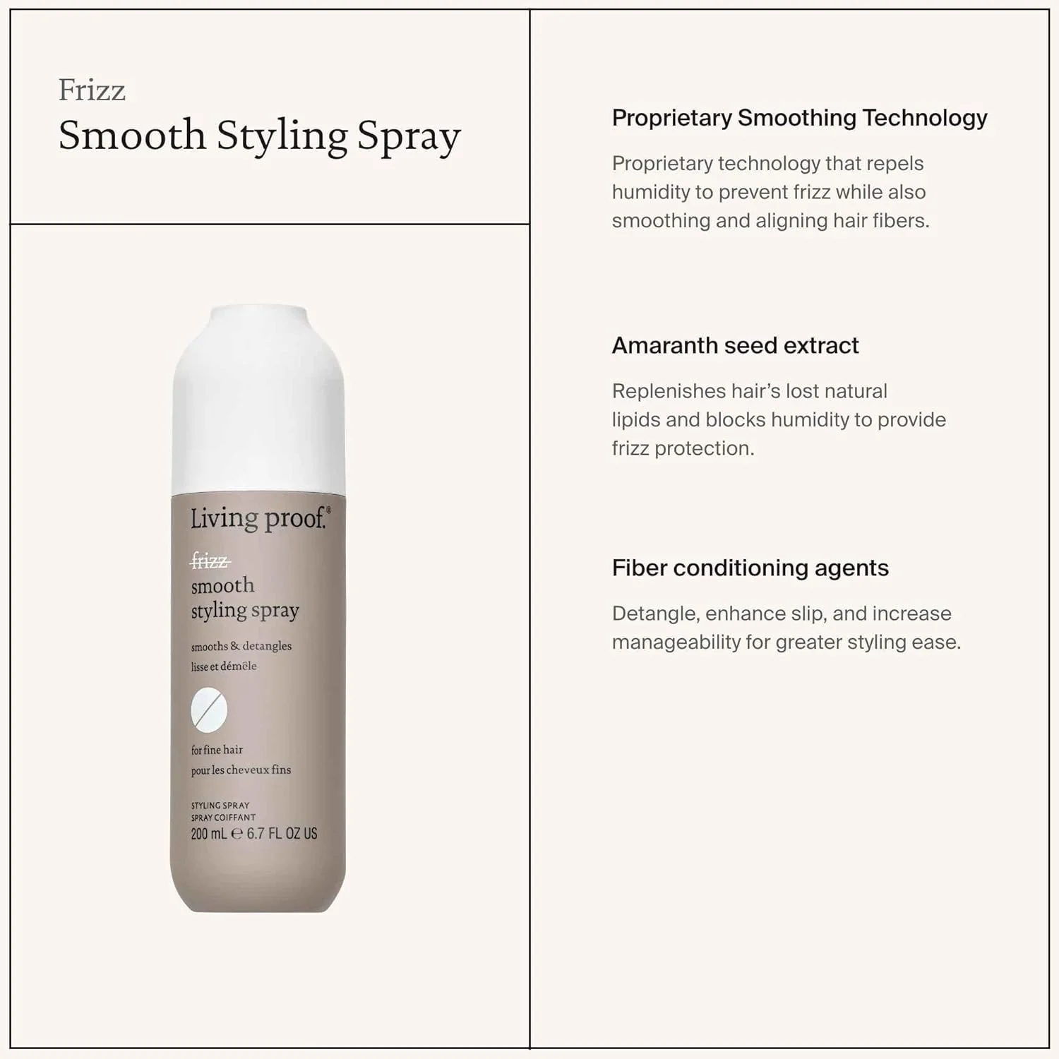 No Frizz Smooth Styling Spray - Image 3