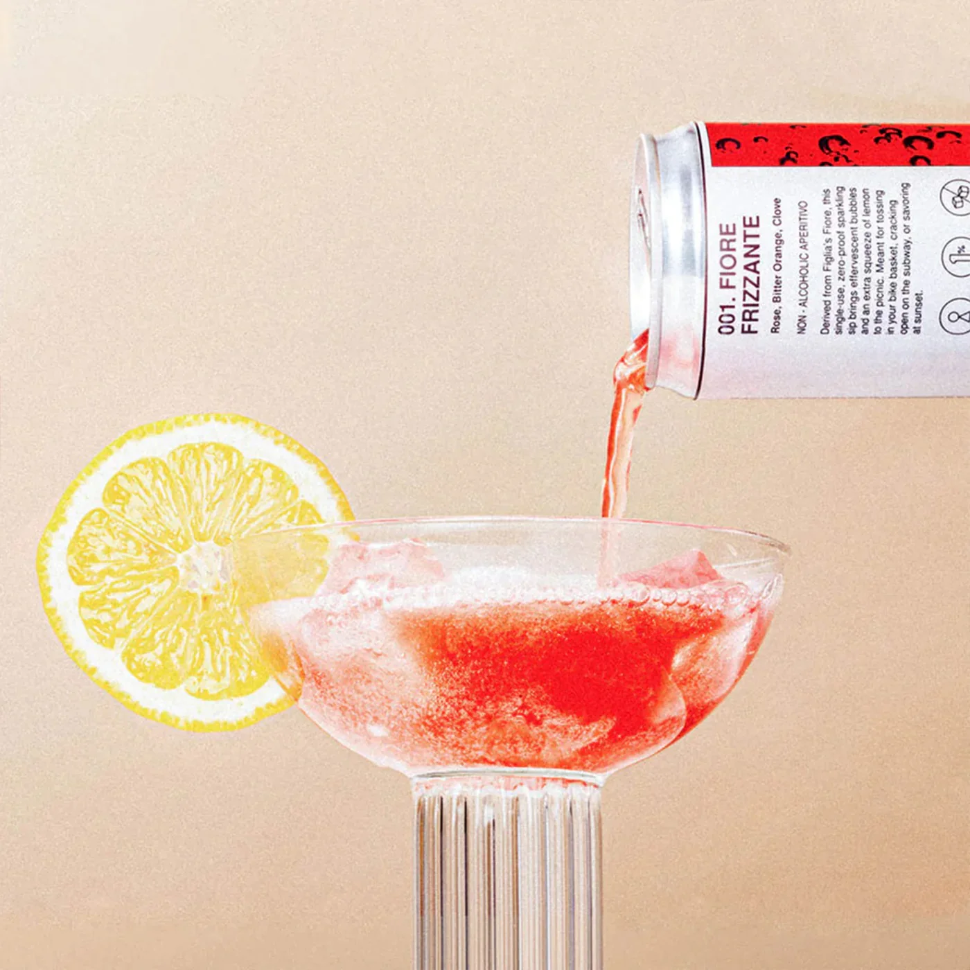 Non Alcoholic Apertivo - Fiore Frizzante (4 Pack) - Image 4