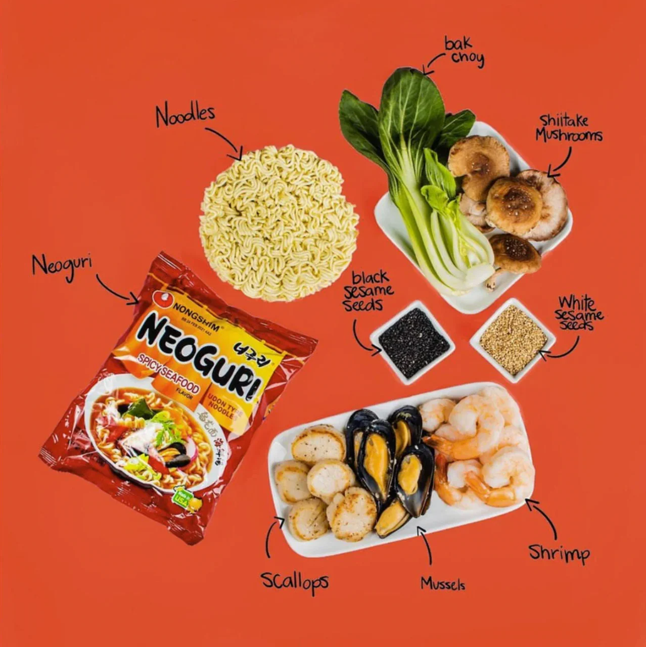 Spicy Seafood Noodles (10 Pack) - Image 4