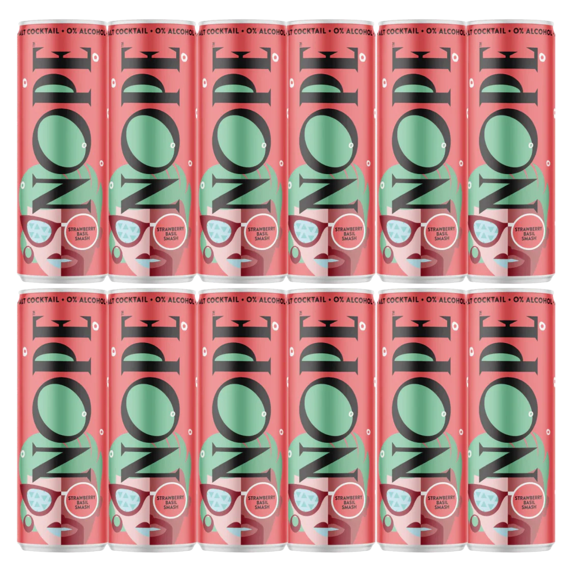 Strawberry Basil Smash (12 Pack)