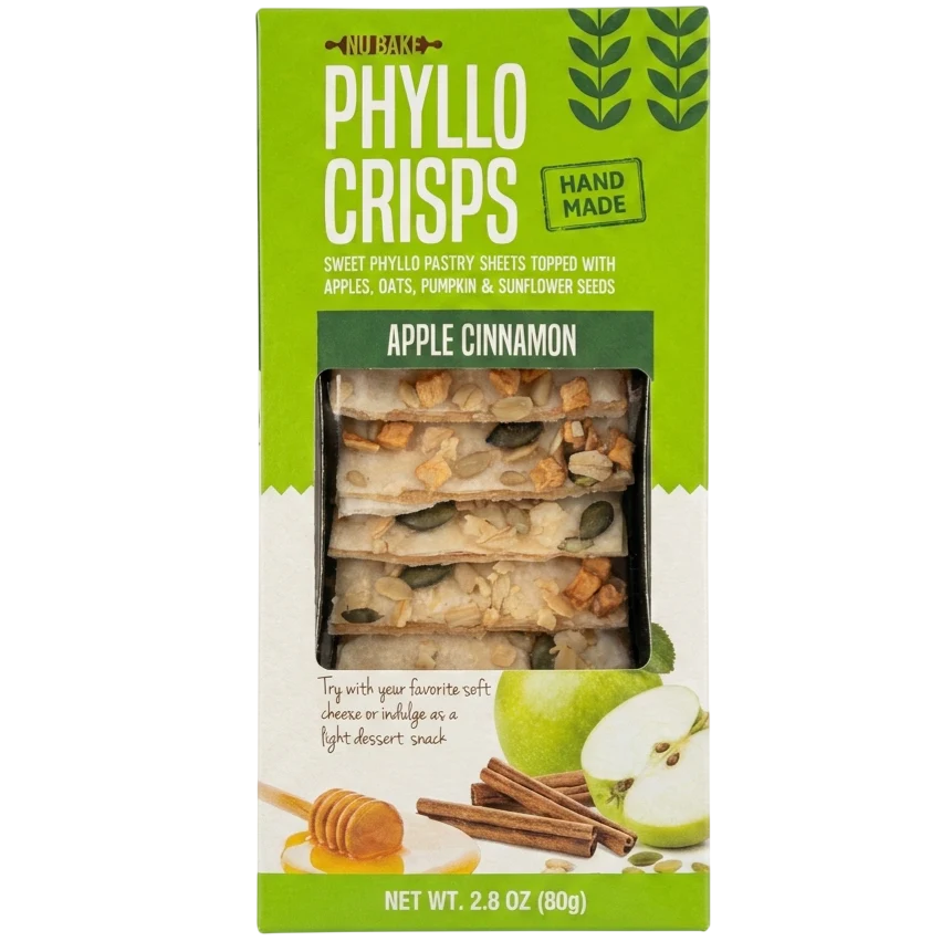 Phyllo Pastry Apple Cinnamon Crisps