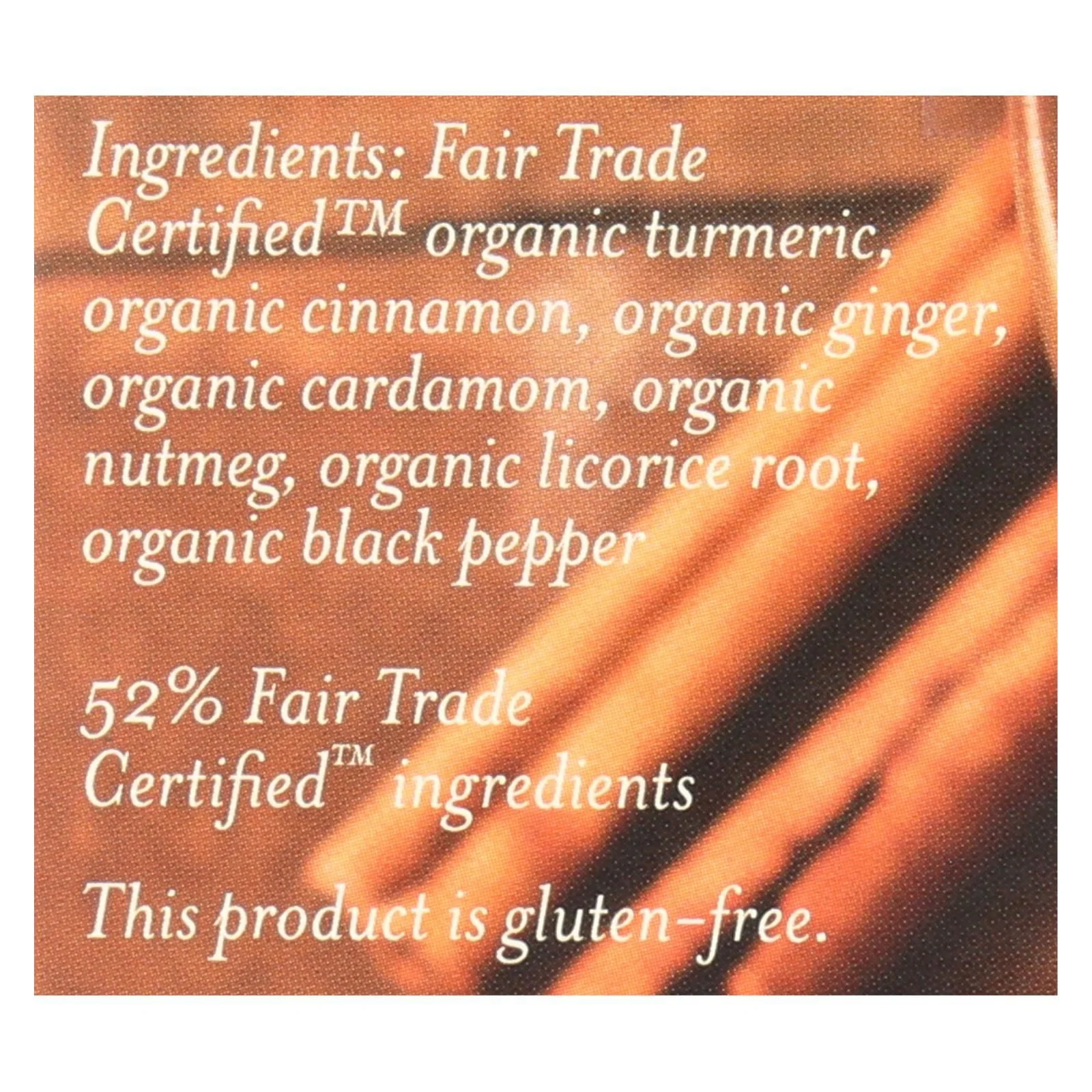 Organic Golden Latte Turmeric Chai Tea Powder - Image 2