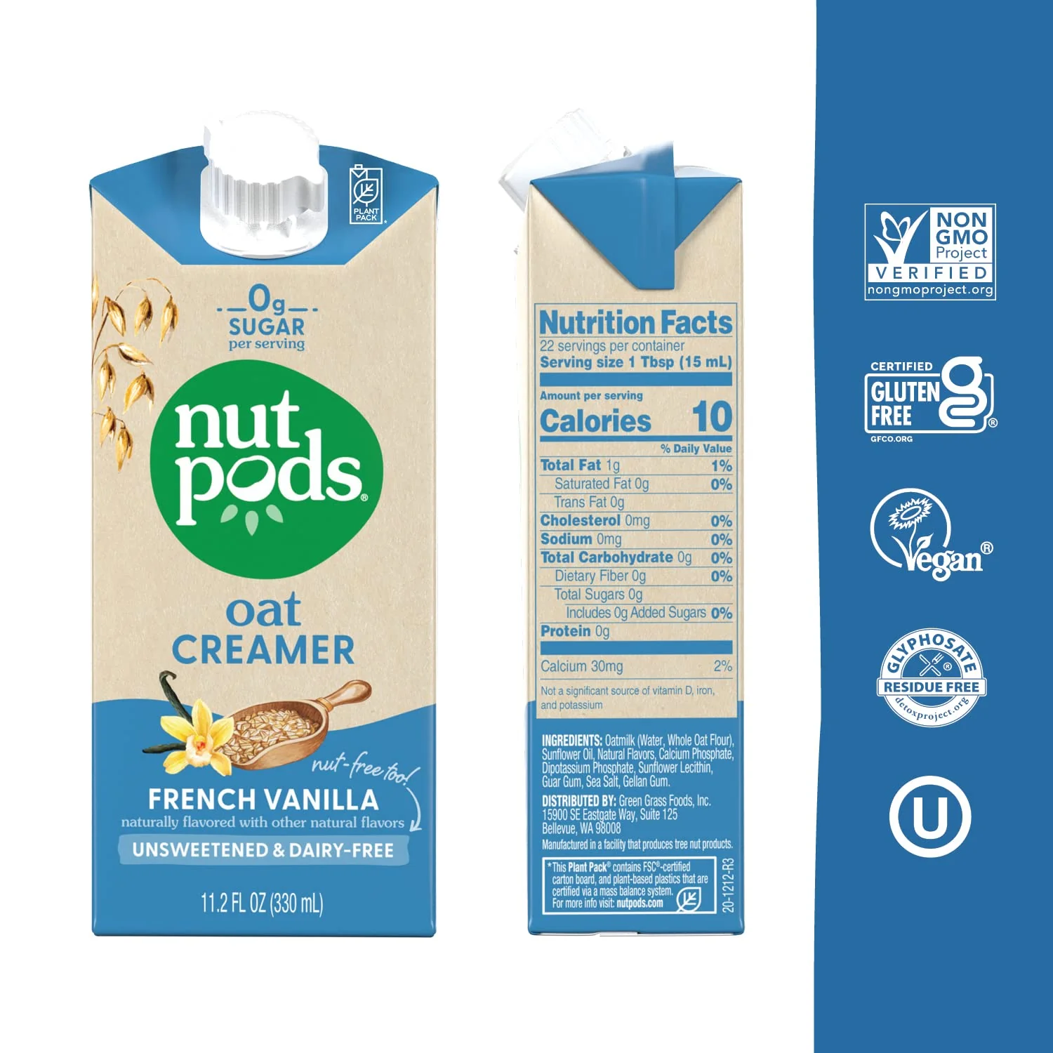 Unsweetened Vanilla Oat Creamer - Image 2